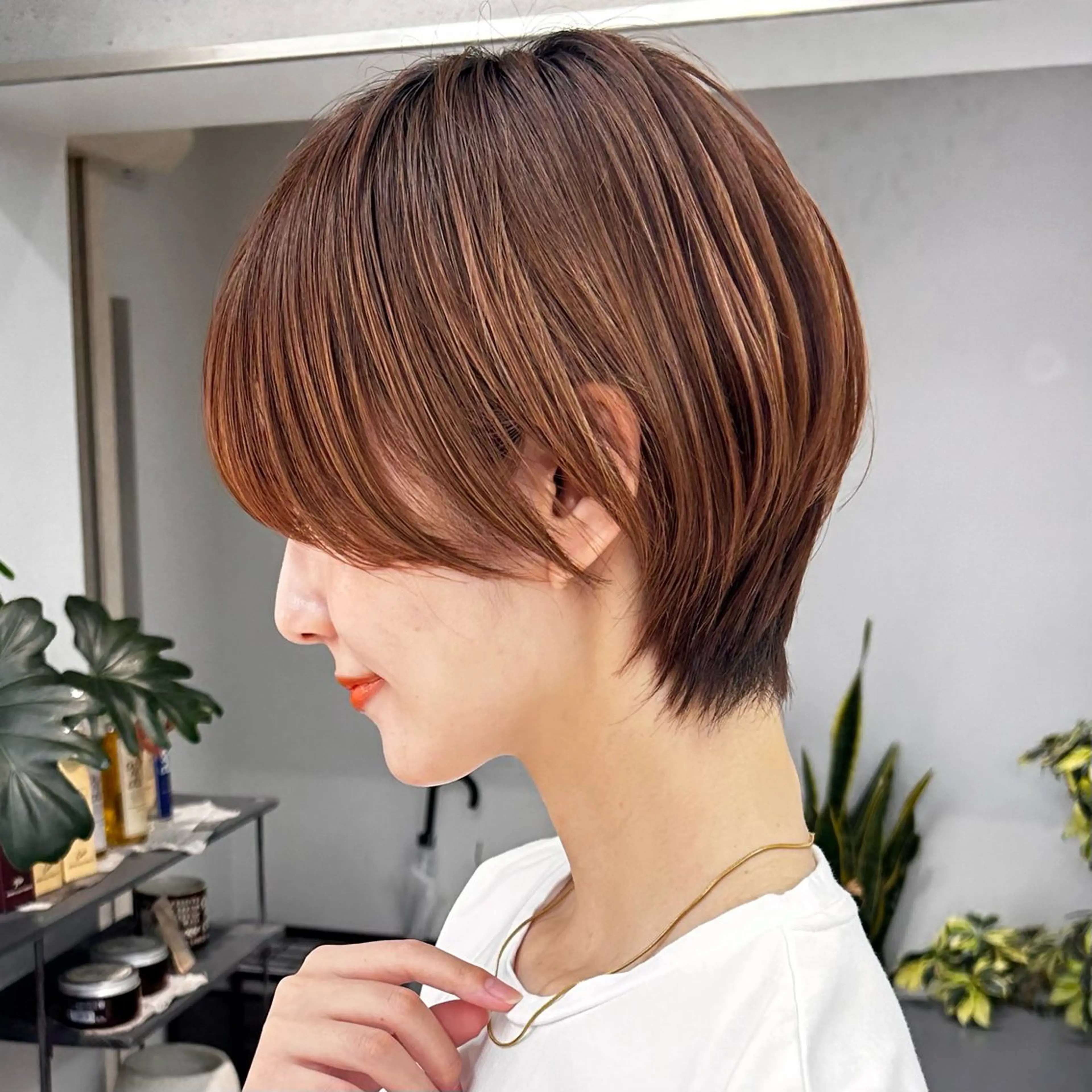 ショート カラー カット ヘアカラー adatto錦糸町店所属・艶髪/ショート/ ボブ/なつきのヘアスタイル