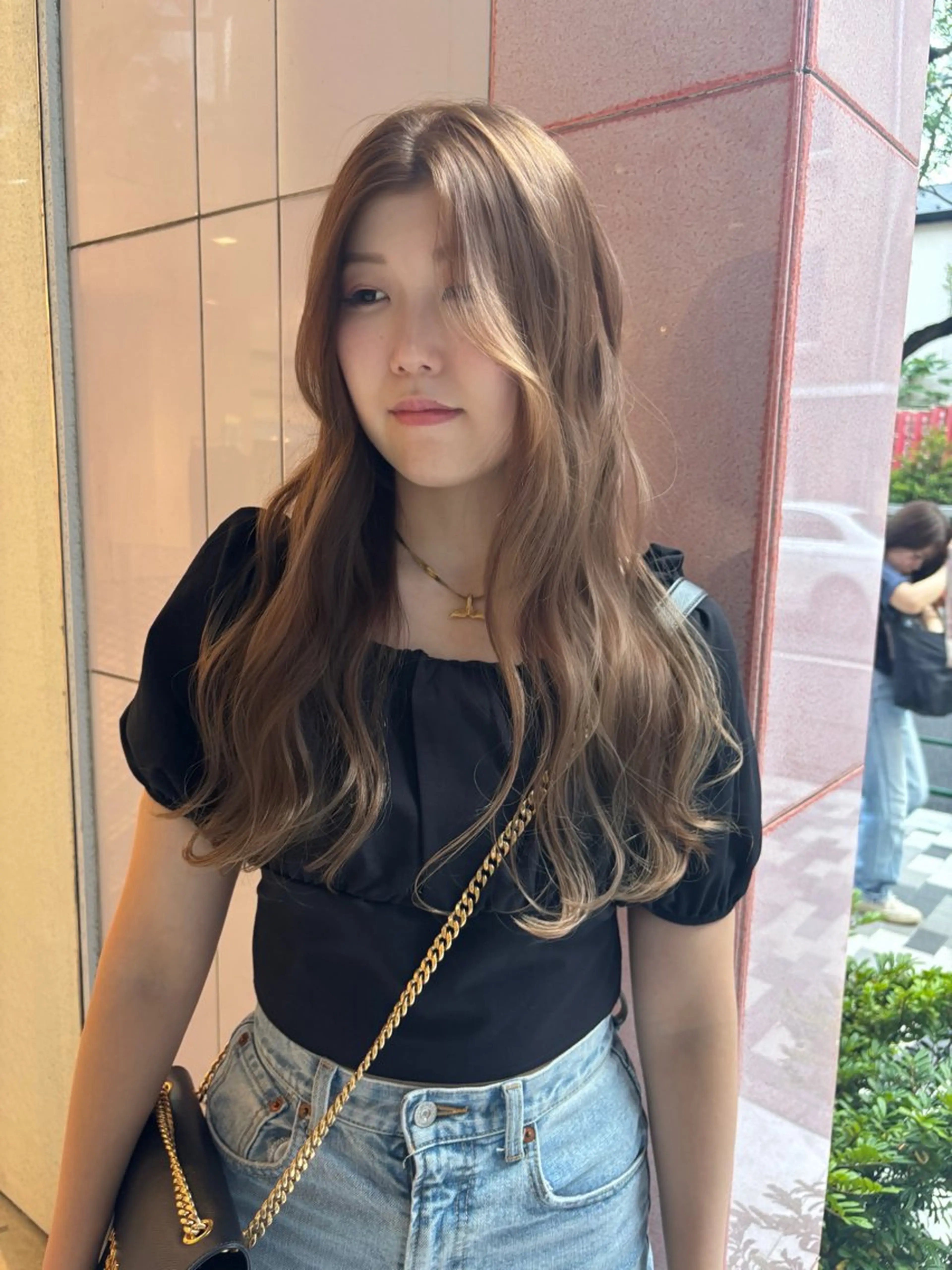 ロング カラー カット riria🎀カット /透明感カラーのヘアスタイル
