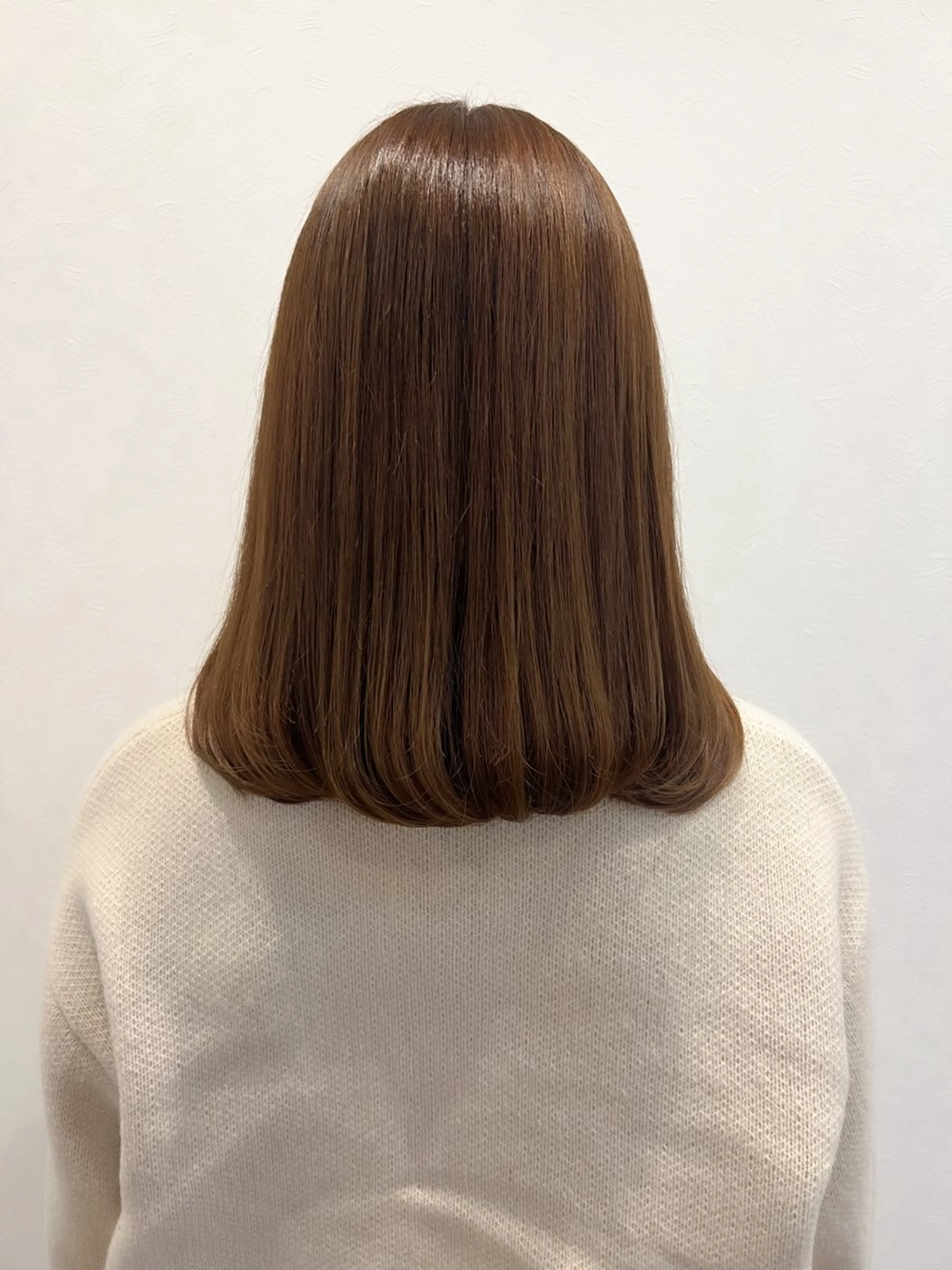ミディアム ヘアカラー Limb所属・暖色/ベージュ 🎀上野 真桜🎀のヘアスタイル