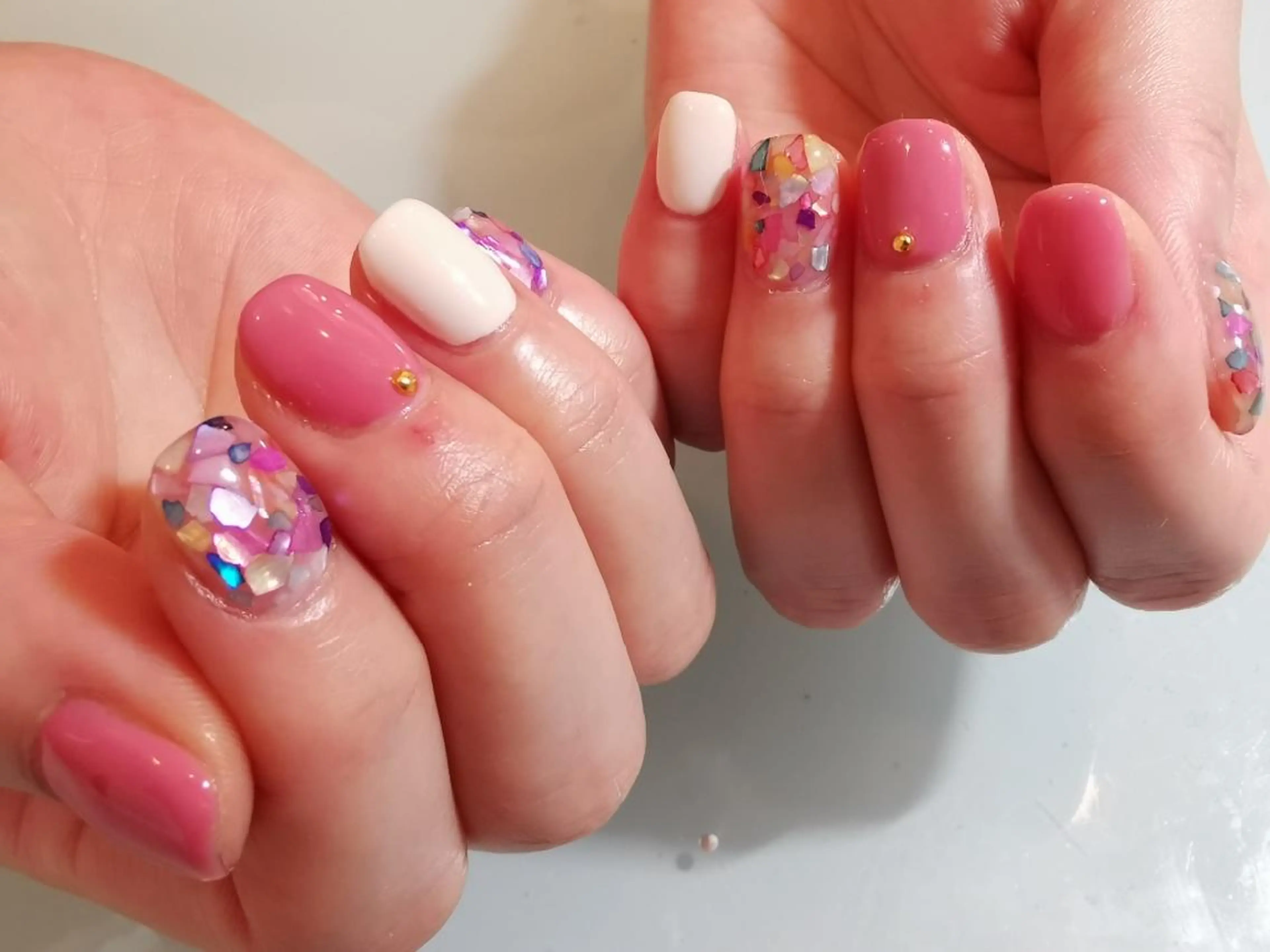 ネイル ピンク 人気エリア💖完全個室【ルリエ】所属・ネイルサロン Lelienルリエのネイルデザイン