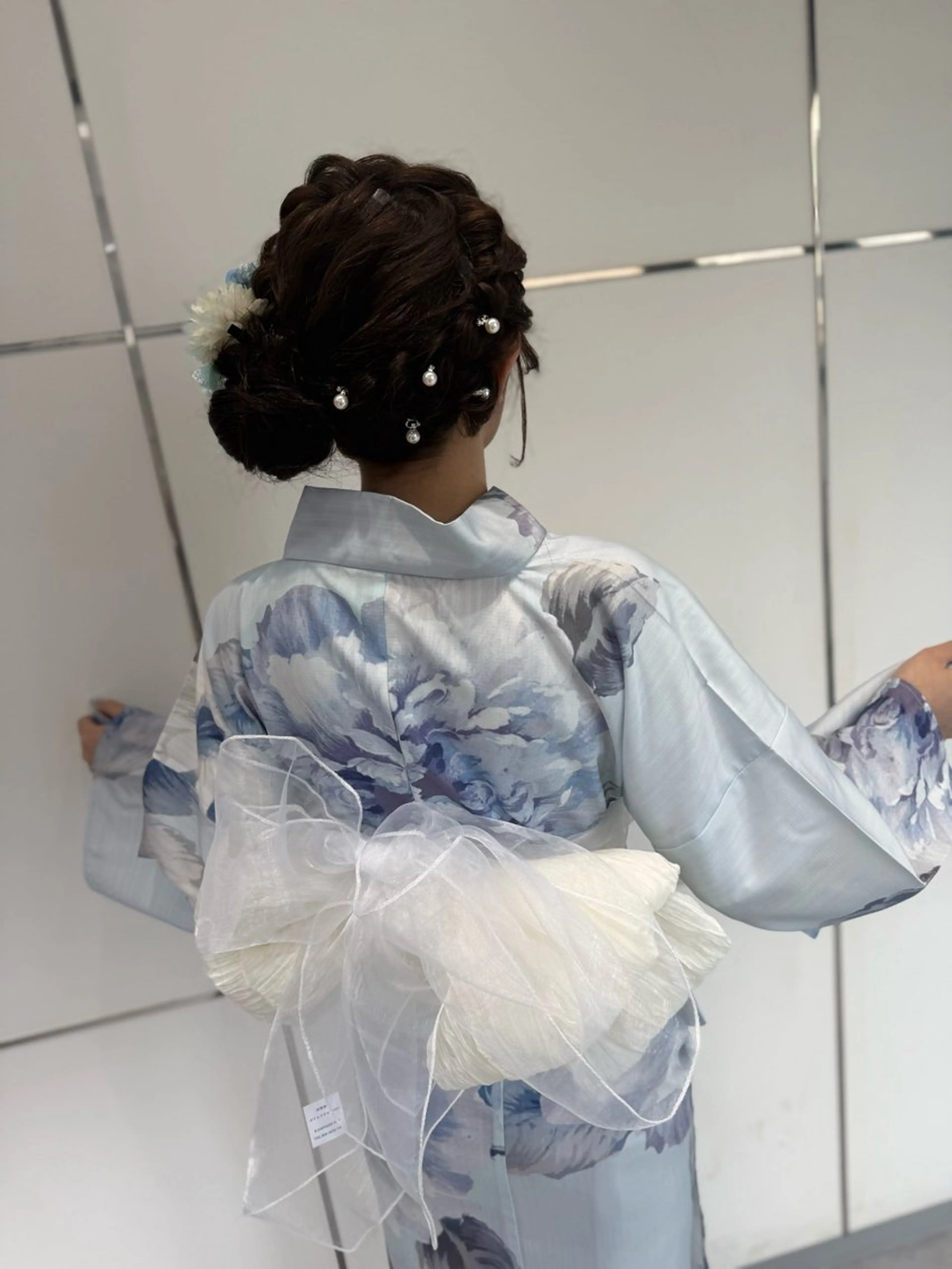 浴衣着付け＋ヘアセット👘🍒の写真