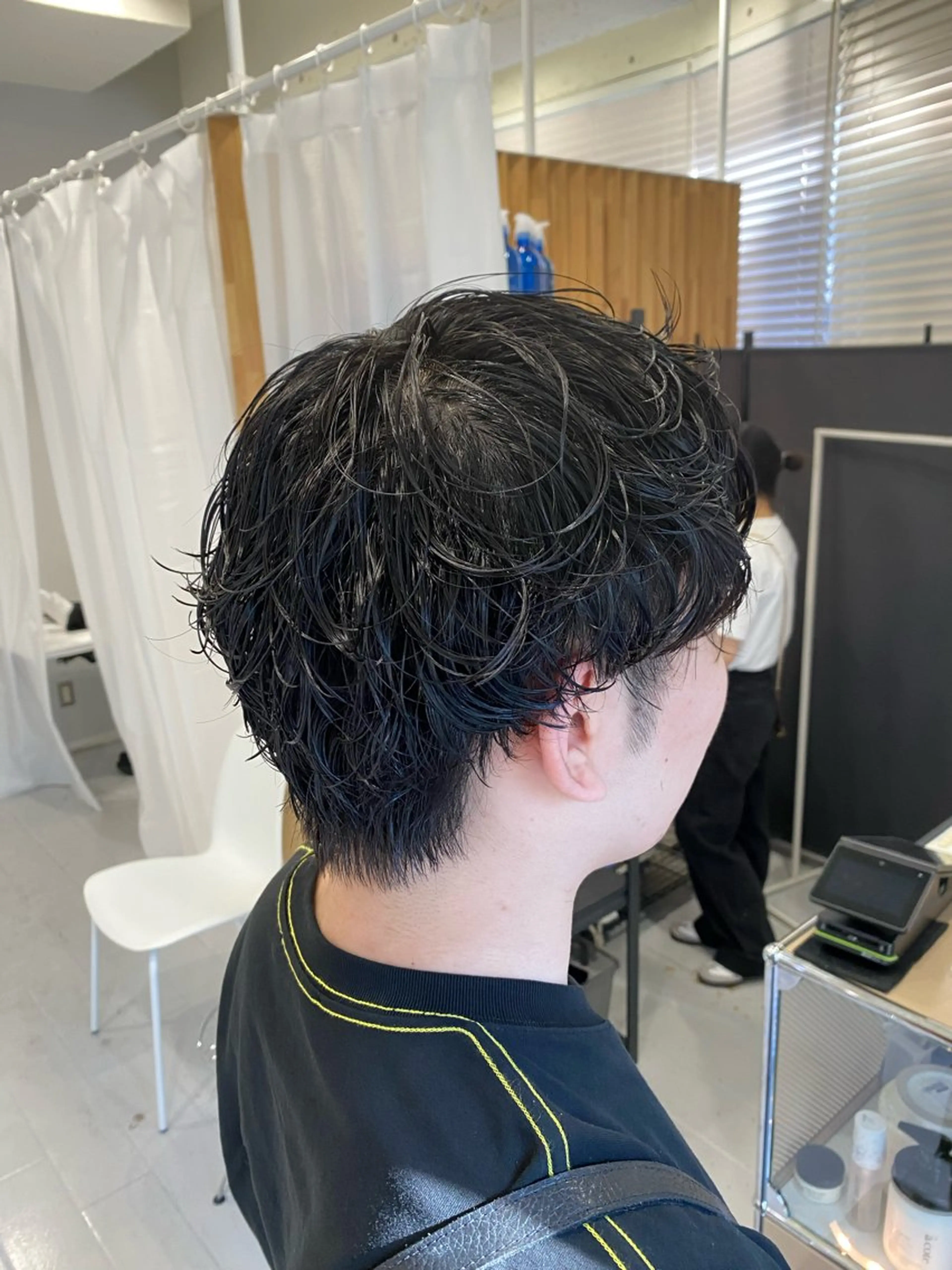ショート メンズ カット パーマ 🇰🇷韓国風カット 🇰🇷　鈴木海斗のヘアスタイル