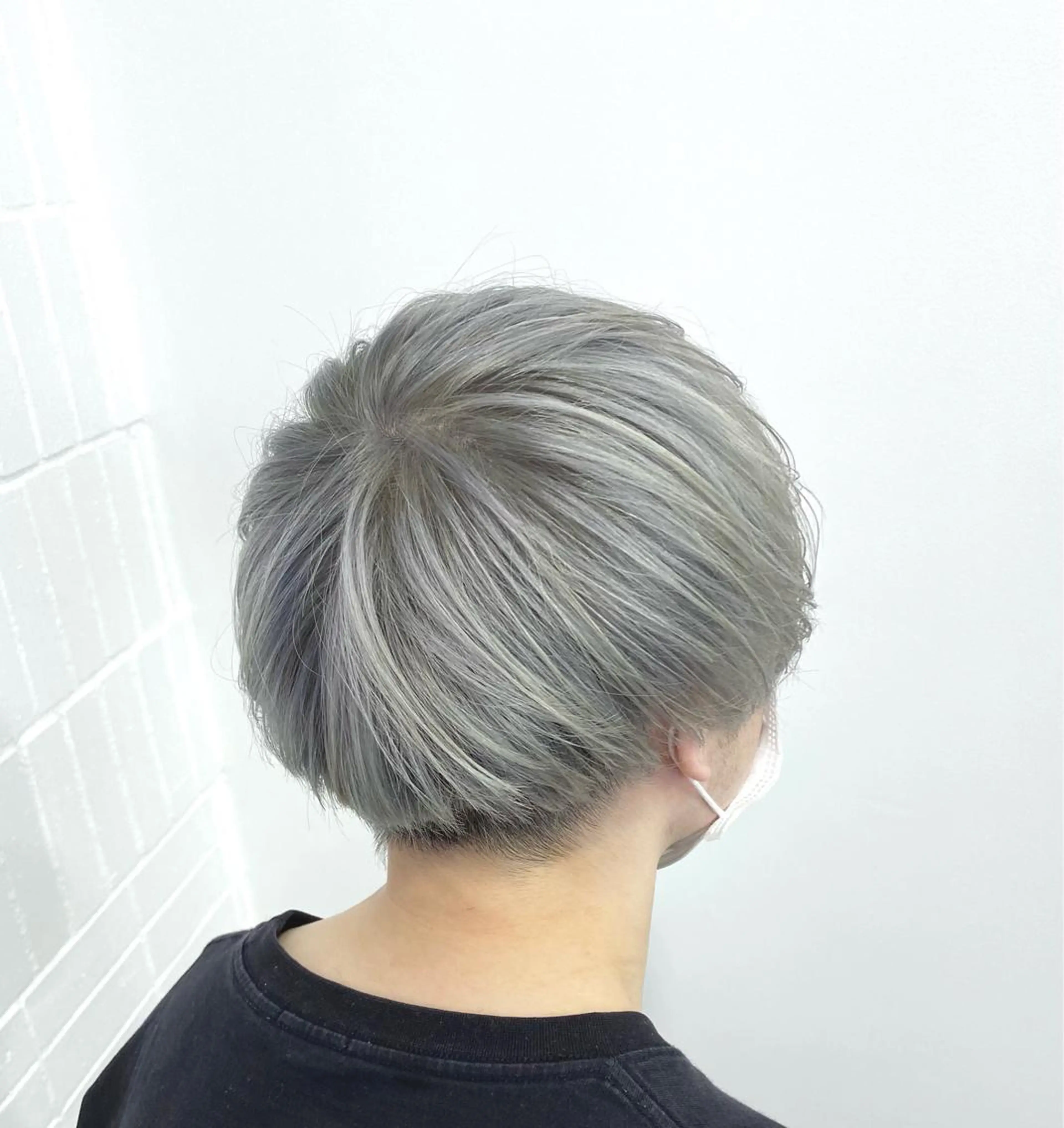 メンズ 色落ち綺麗透明感カラ /ボブ/ナカツヒカルのヘアスタイル