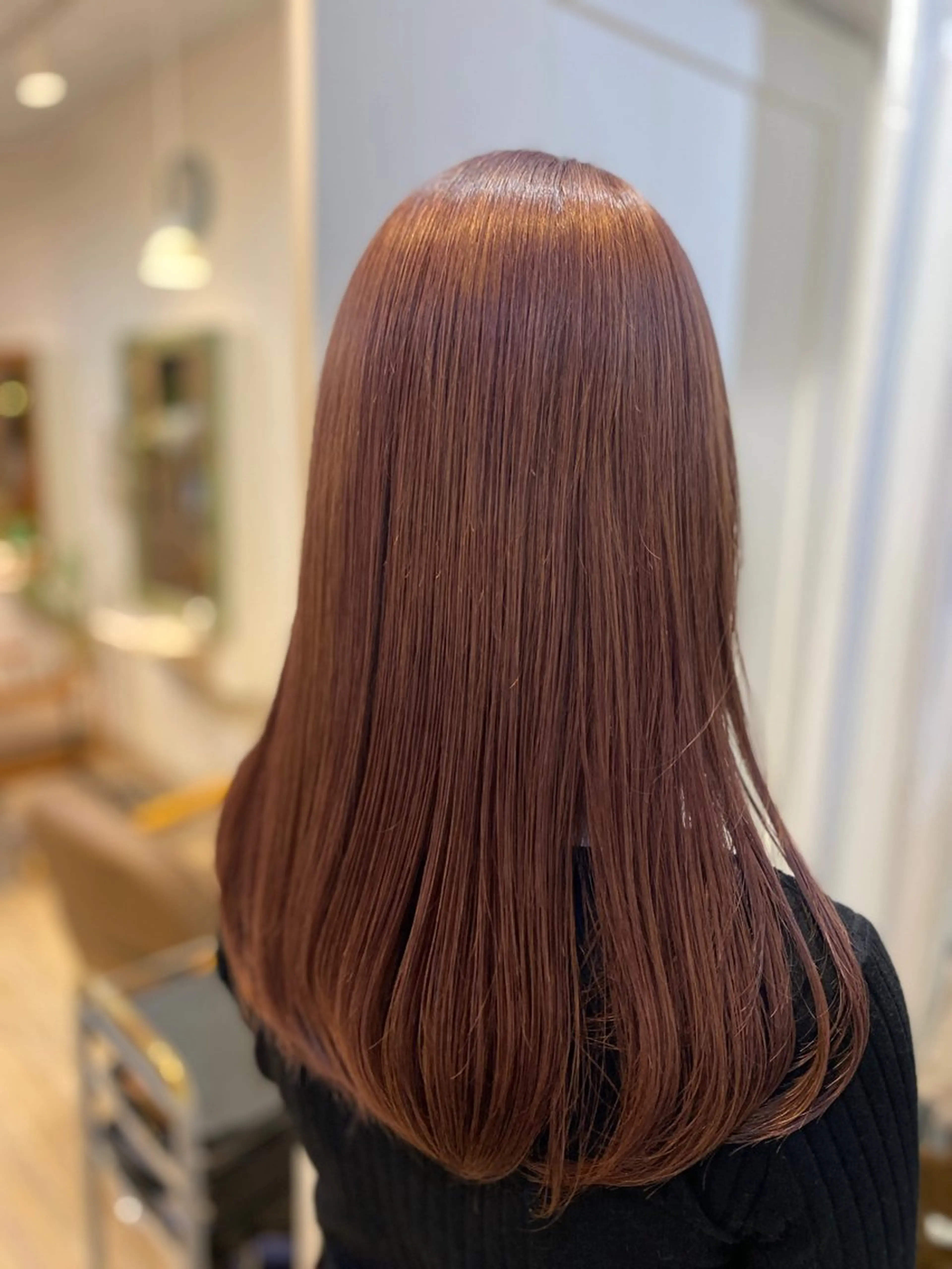 セミロング カラー ベージュカラー ラベンダーカラー ラベンダーベージュ ピンクカラー ピンクラベンダー カット ヘアカラー 安住 千明のヘアスタイル
