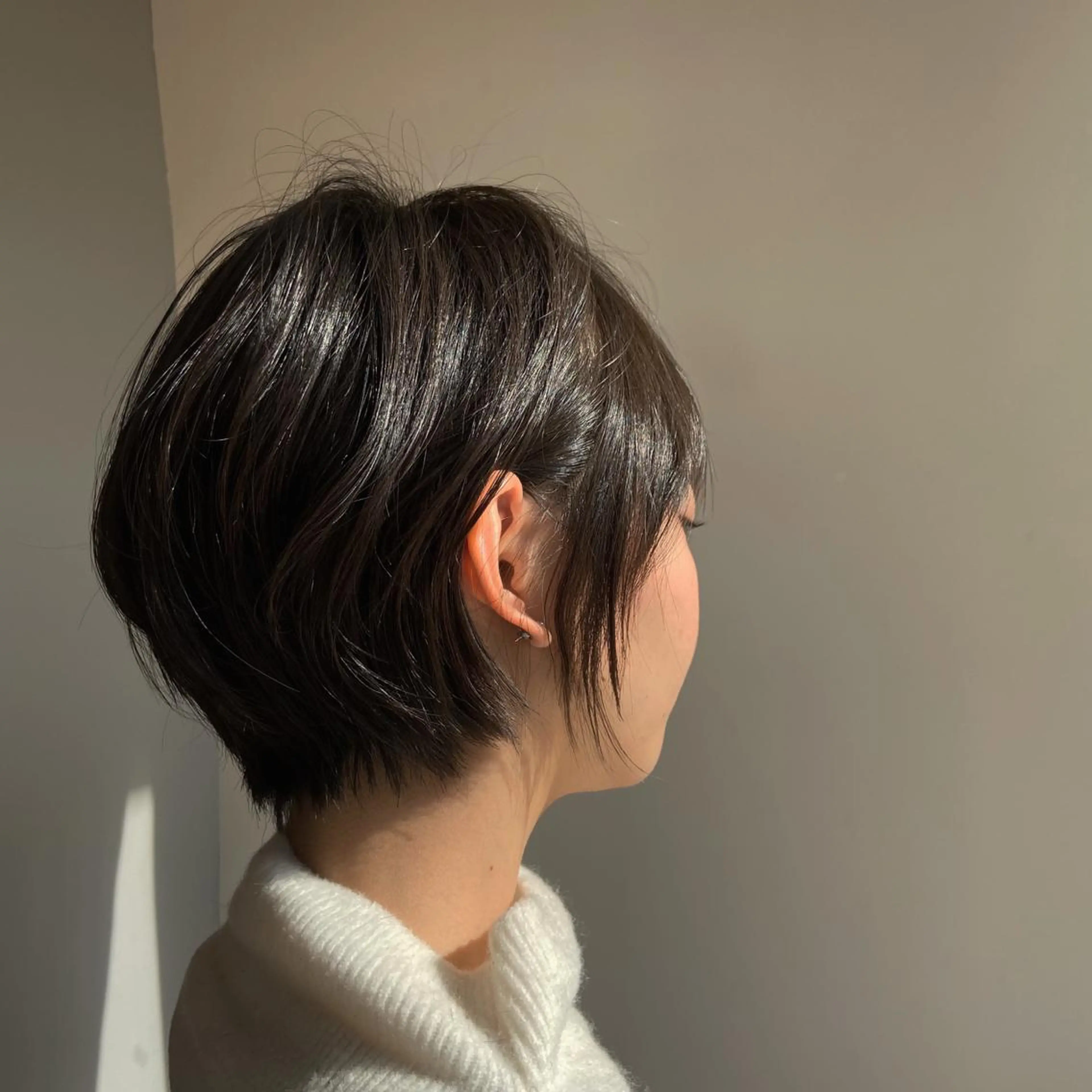 ショート ショートヘア 峯 志帆のヘアスタイル