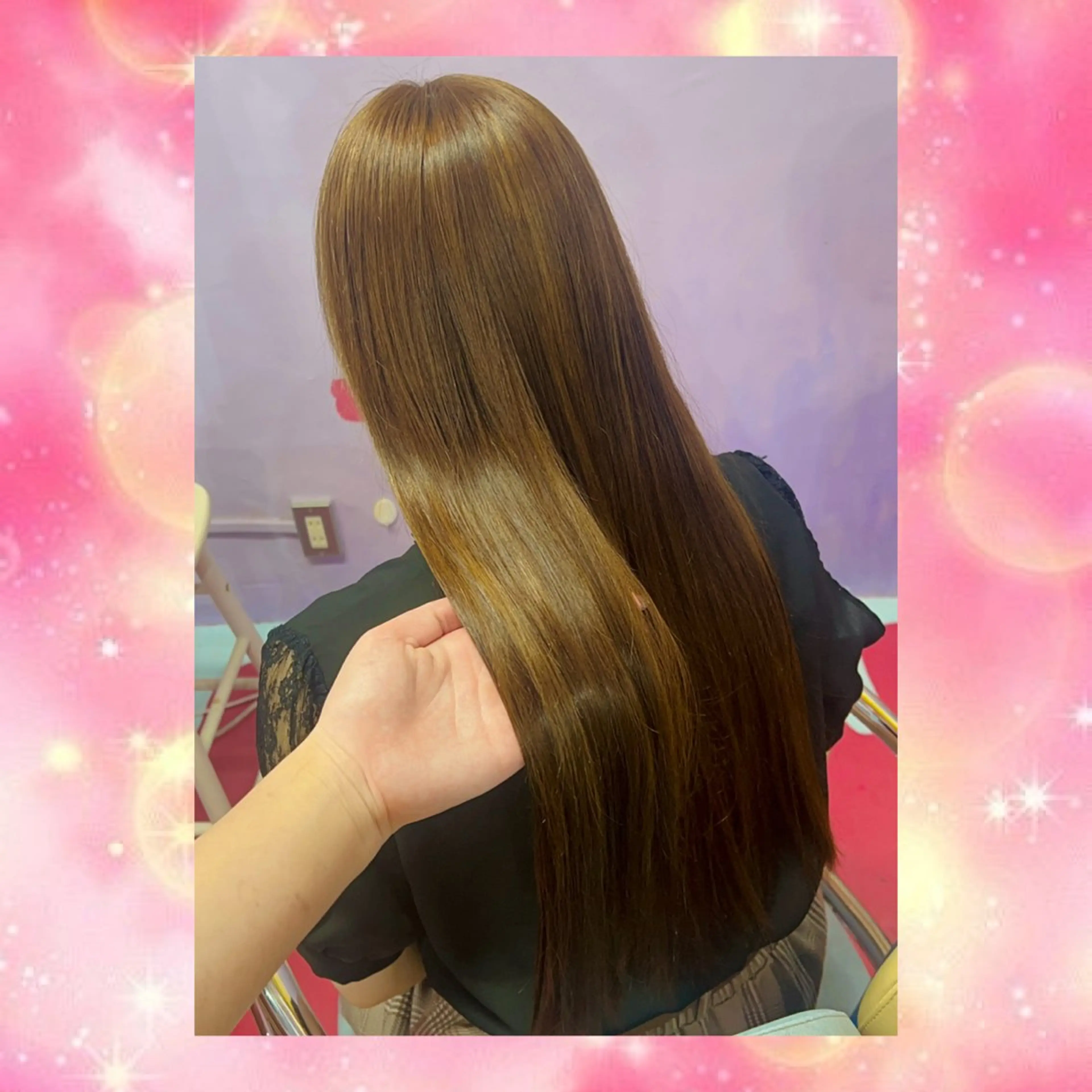 ミディアム ヘアカラー Miju 💖💜💫のヘアスタイル