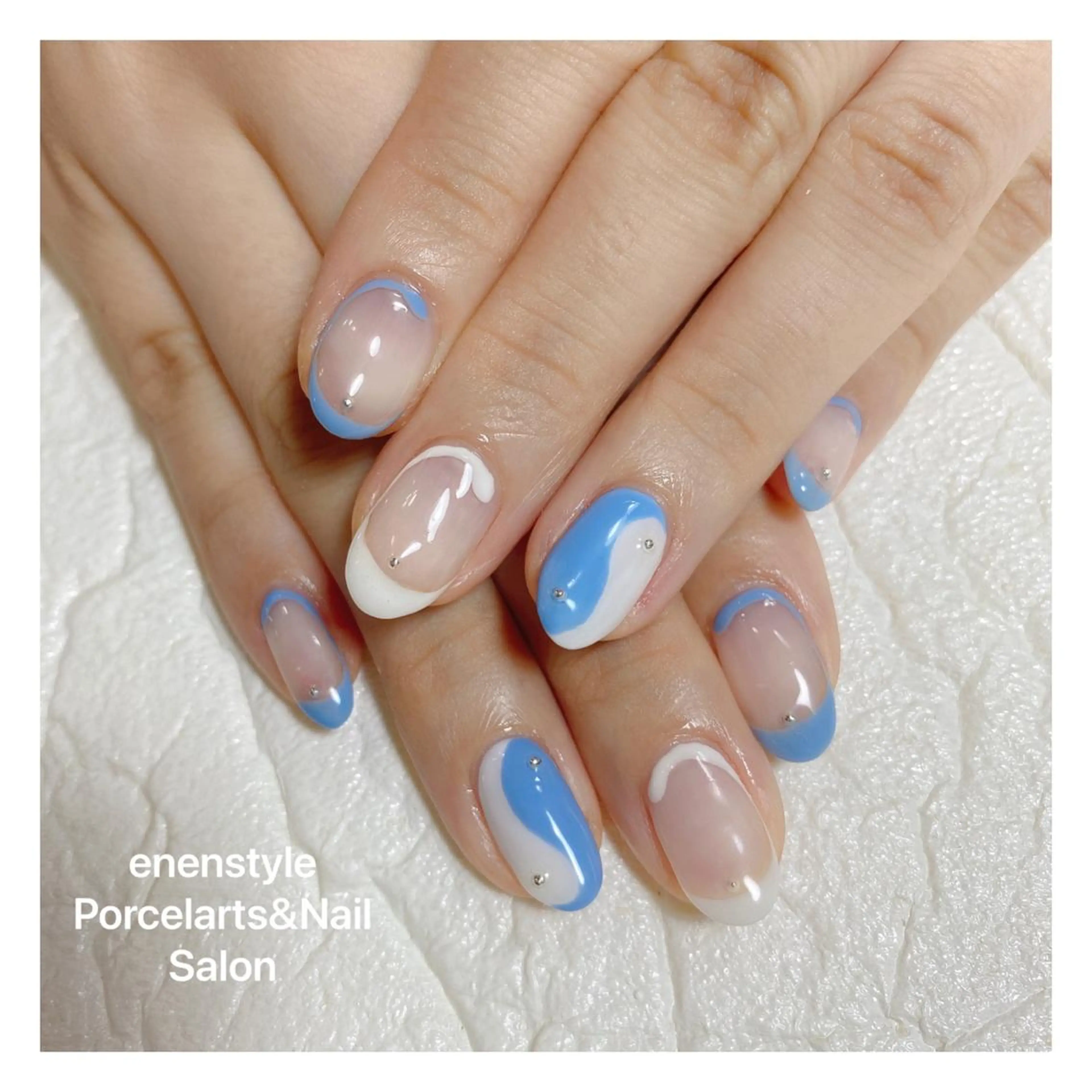 ミディアム ネイル ハンドネイル 👑enen style👑のネイルデザイン