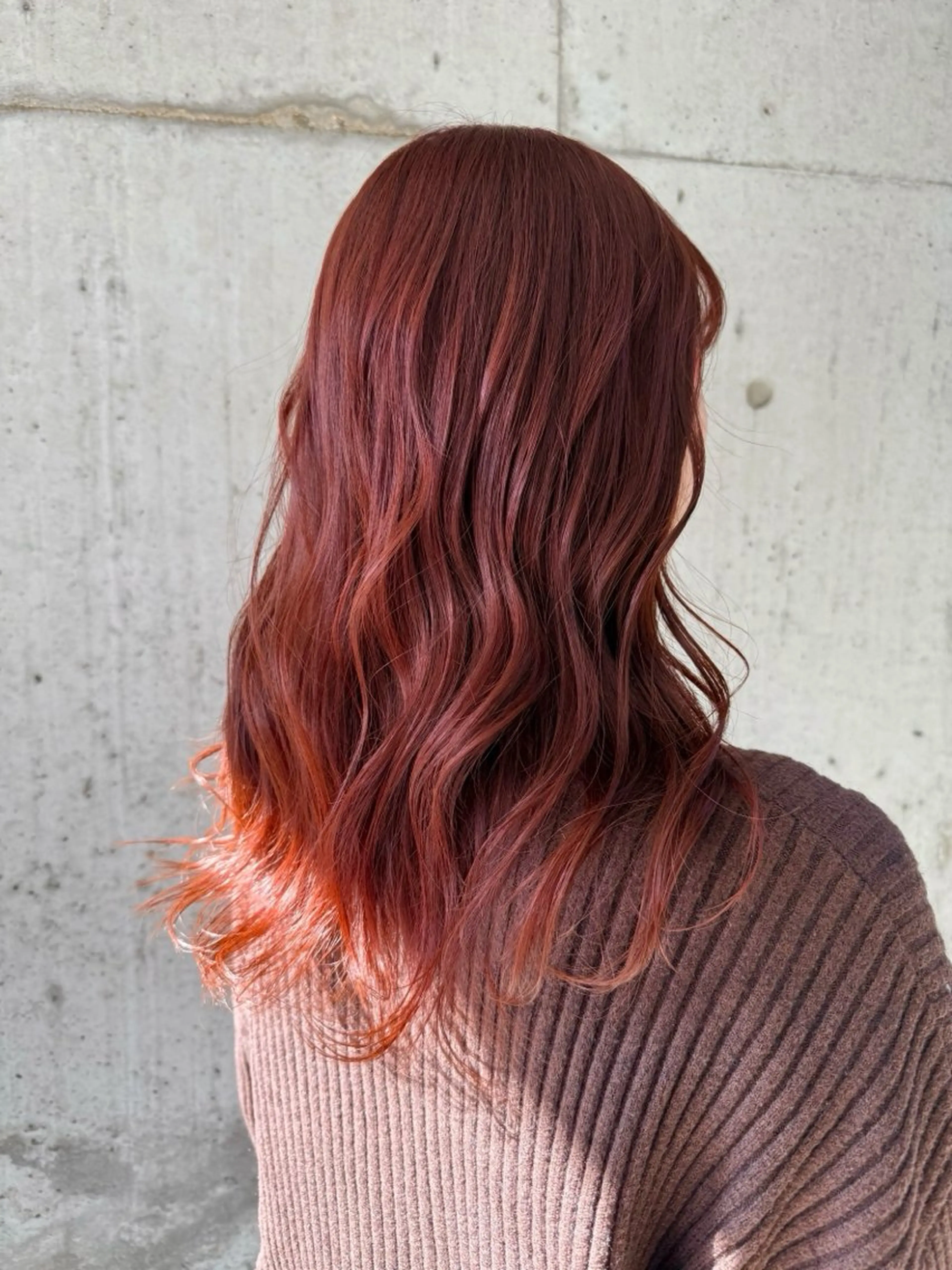 セミロング カラー カット ヘアカラー トリートメント 山本 佳裕のヘアスタイル