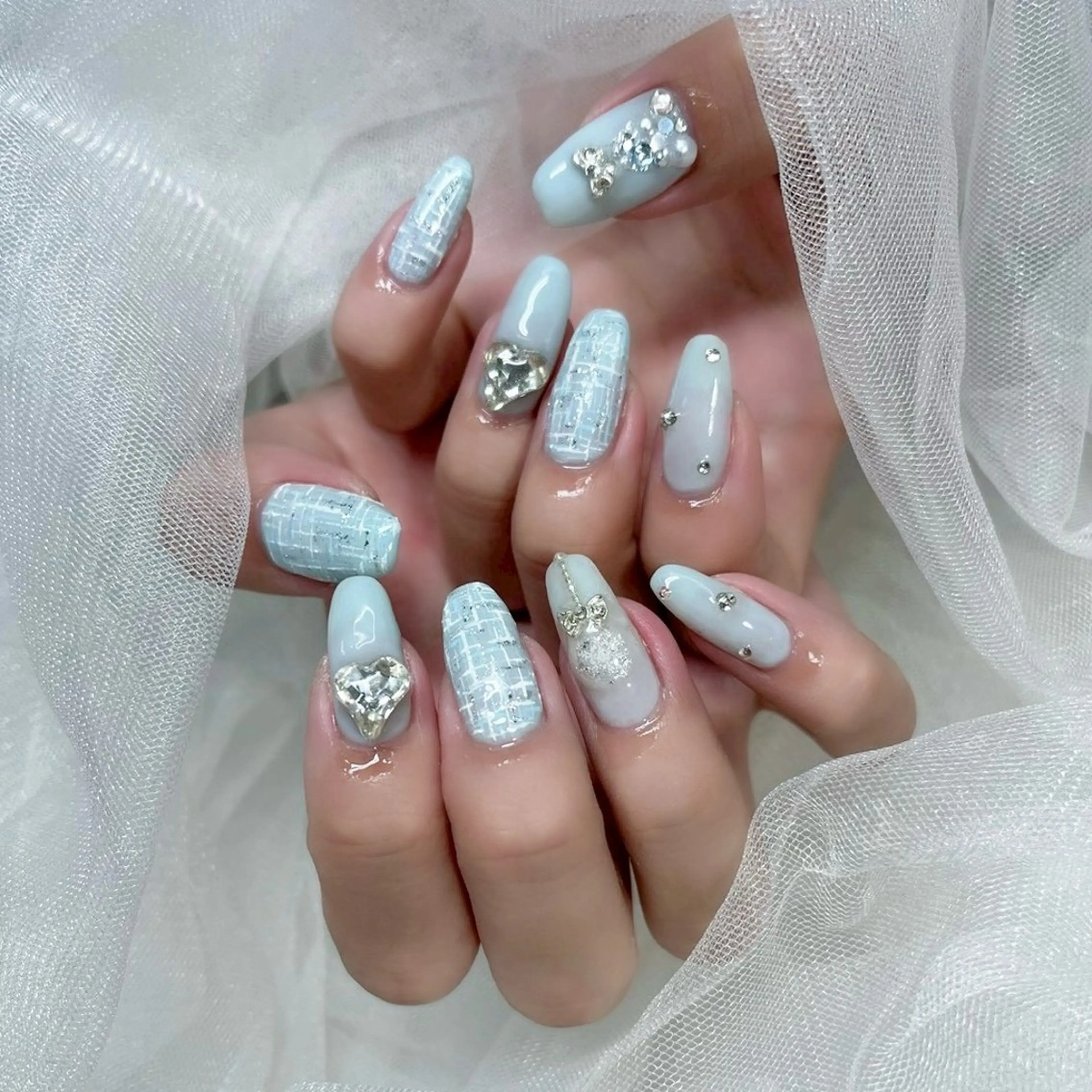 ネイル 冬ネイル クリスマス ハンドネイル 中野駅徒歩1分 ミオのネイルデザイン