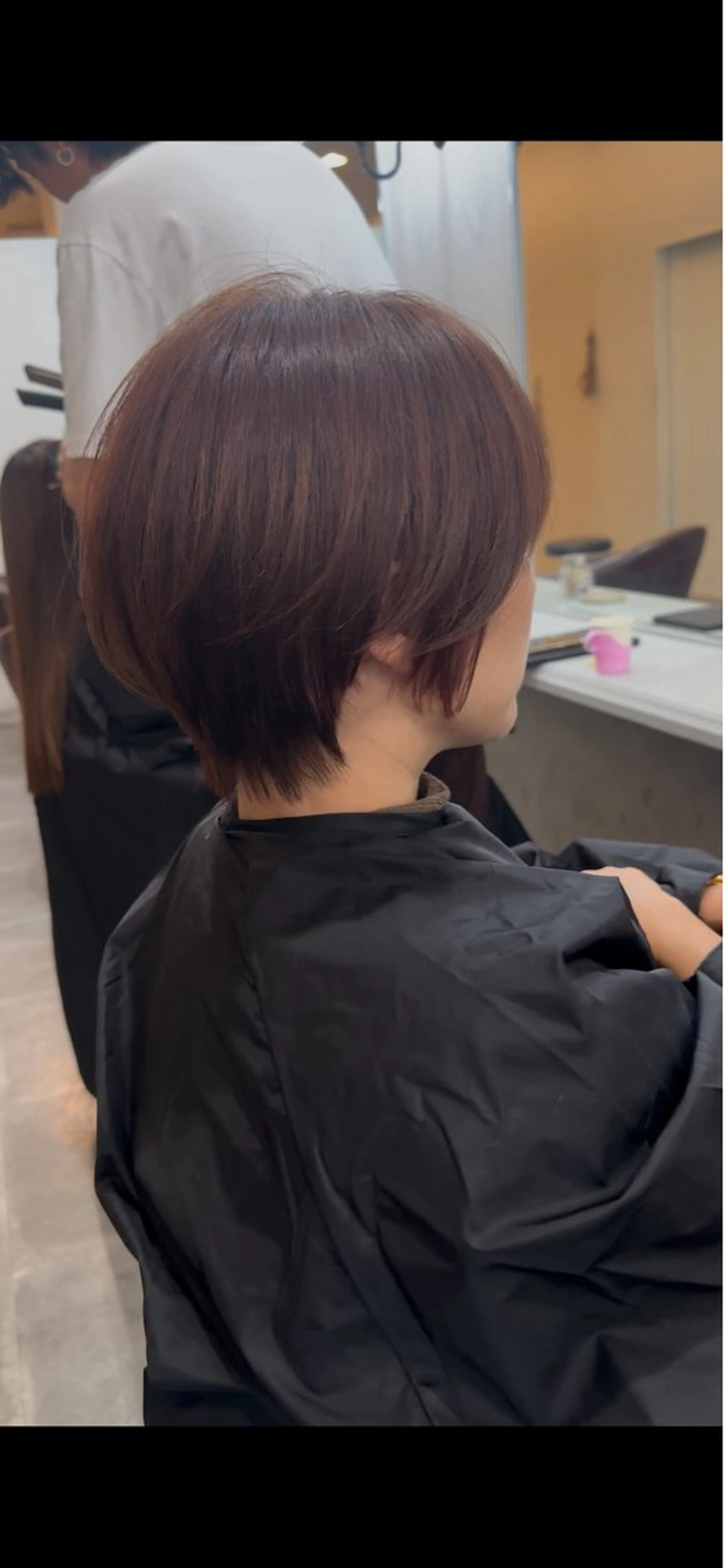 ショート ショートボブ ボブ ショートヘア カット ヘアカラー トリートメント _WHITE 喜多村天斗のヘアスタイル