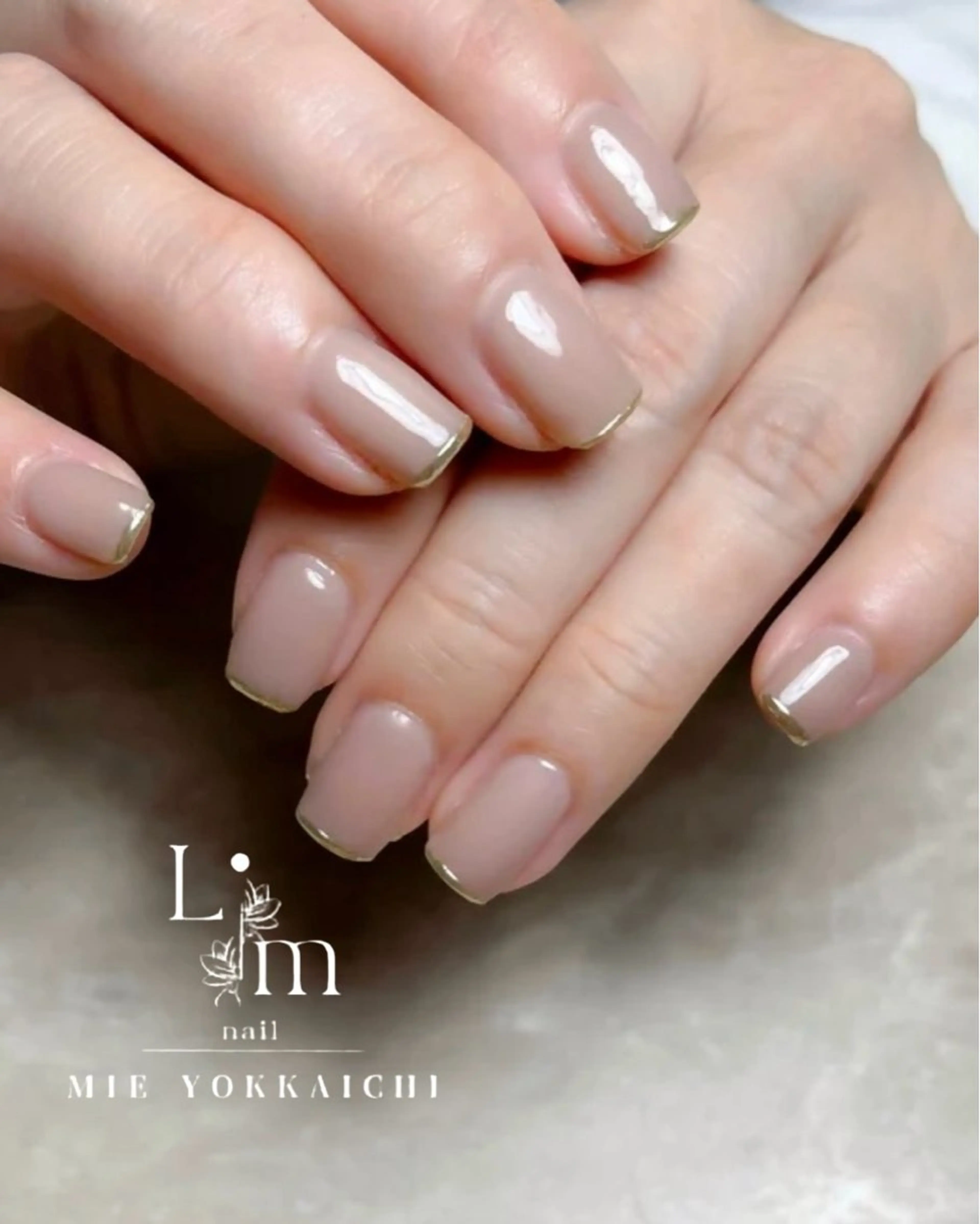ネイル フレンチネイル ミラーネイル シンプルネイル Li.m nail (リム ネイル)所属・Li.m nail リム ネイルのネイルデザイン