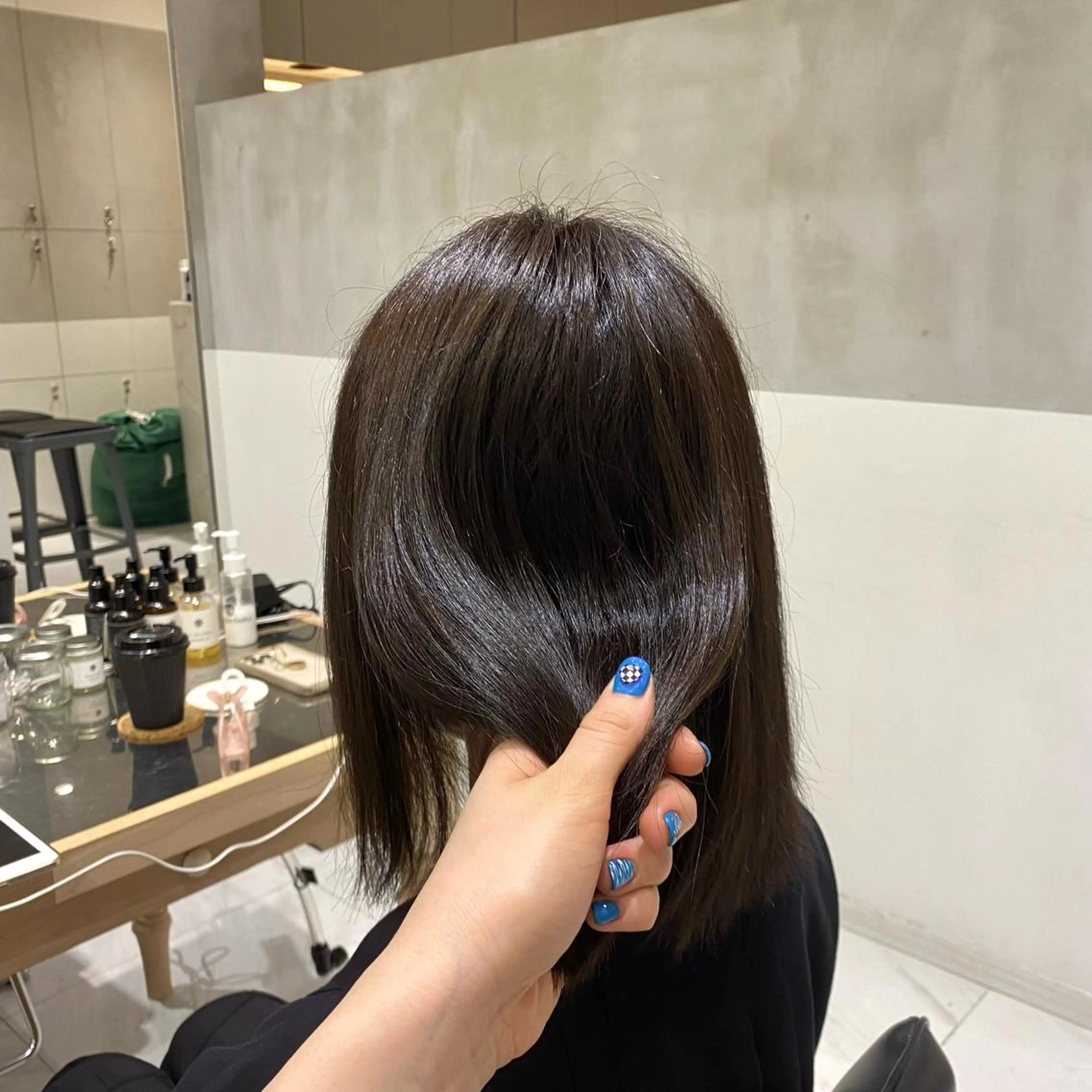 ミディアム カラー ヘアカラー 艶感/ナチュラル 🌿マアヤのヘアスタイル