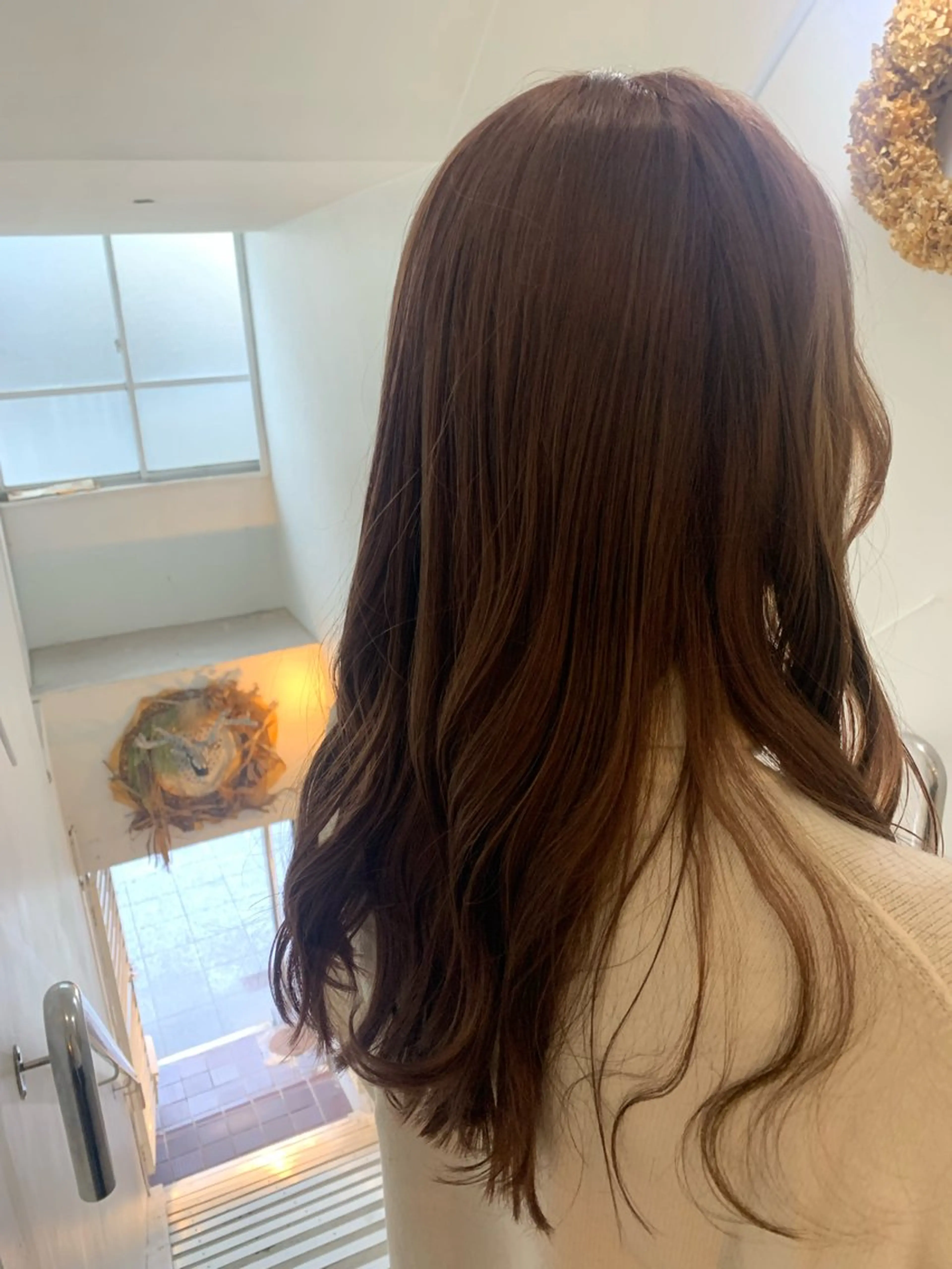 セミロング カラー 福村 彩夏のヘアスタイル