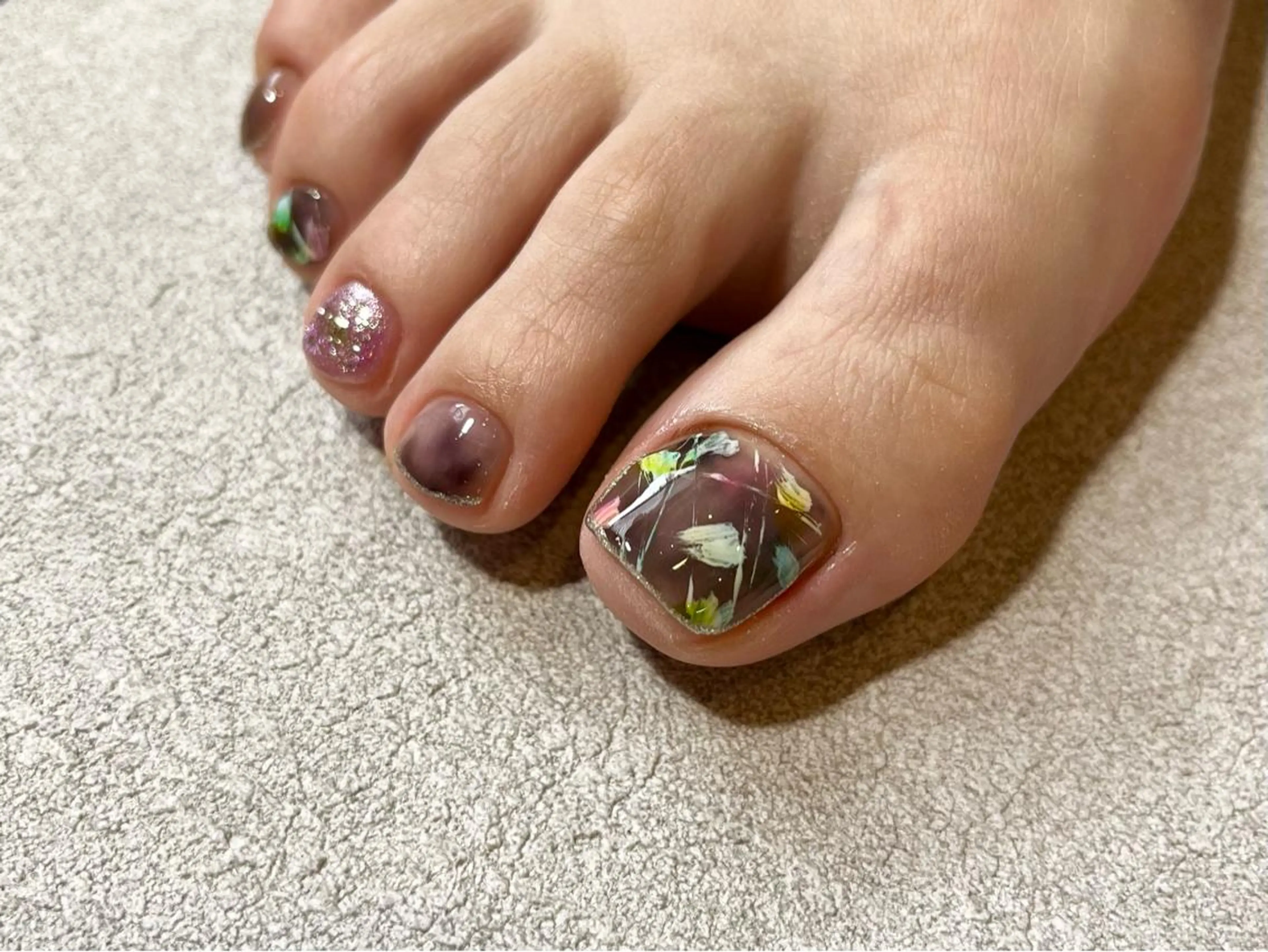 ネイル フットネイル 小河 仁美のネイルデザイン