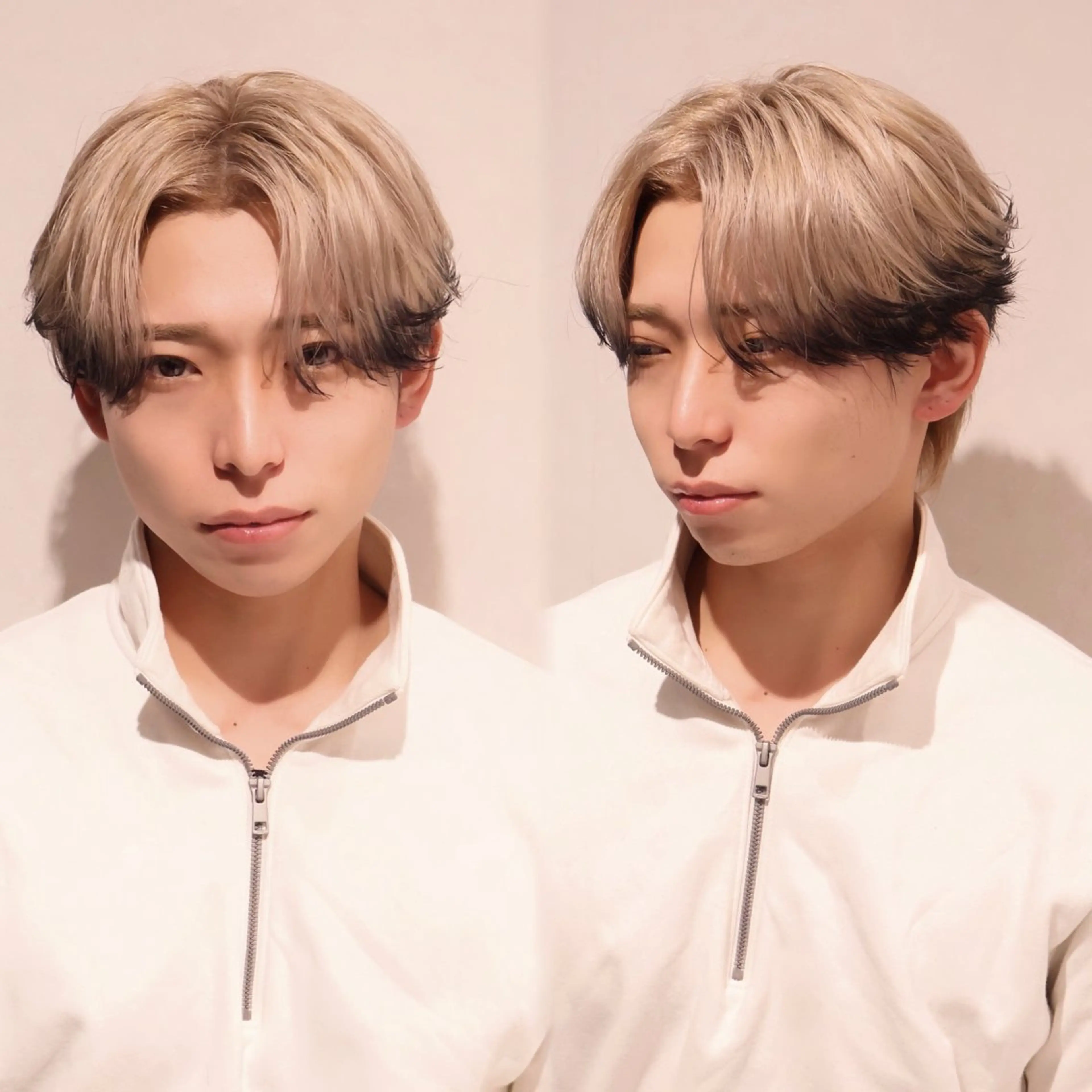 カラー メンズ センターパート メンズハイトーン ハイトーンカラー ヘアカラー synergy所属・🔥メンズ特化🔥 かいきの眉毛・アイブロウイメージ