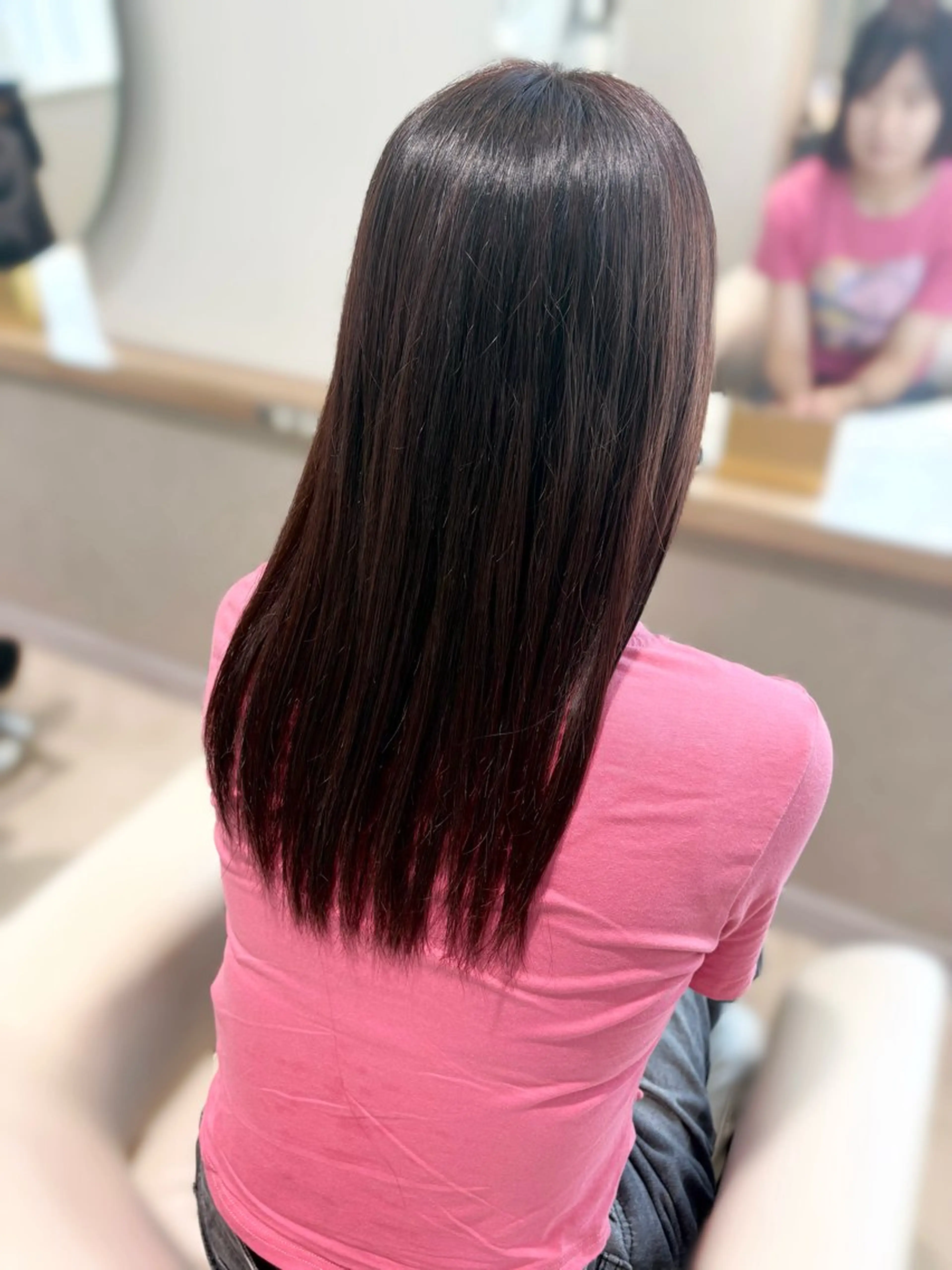 ロング カラー ブラウンカラー ピンクカラー ピンクブラウン Color Couture所属・カラー/大宮/ 🌙yuzukiのヘアスタイル