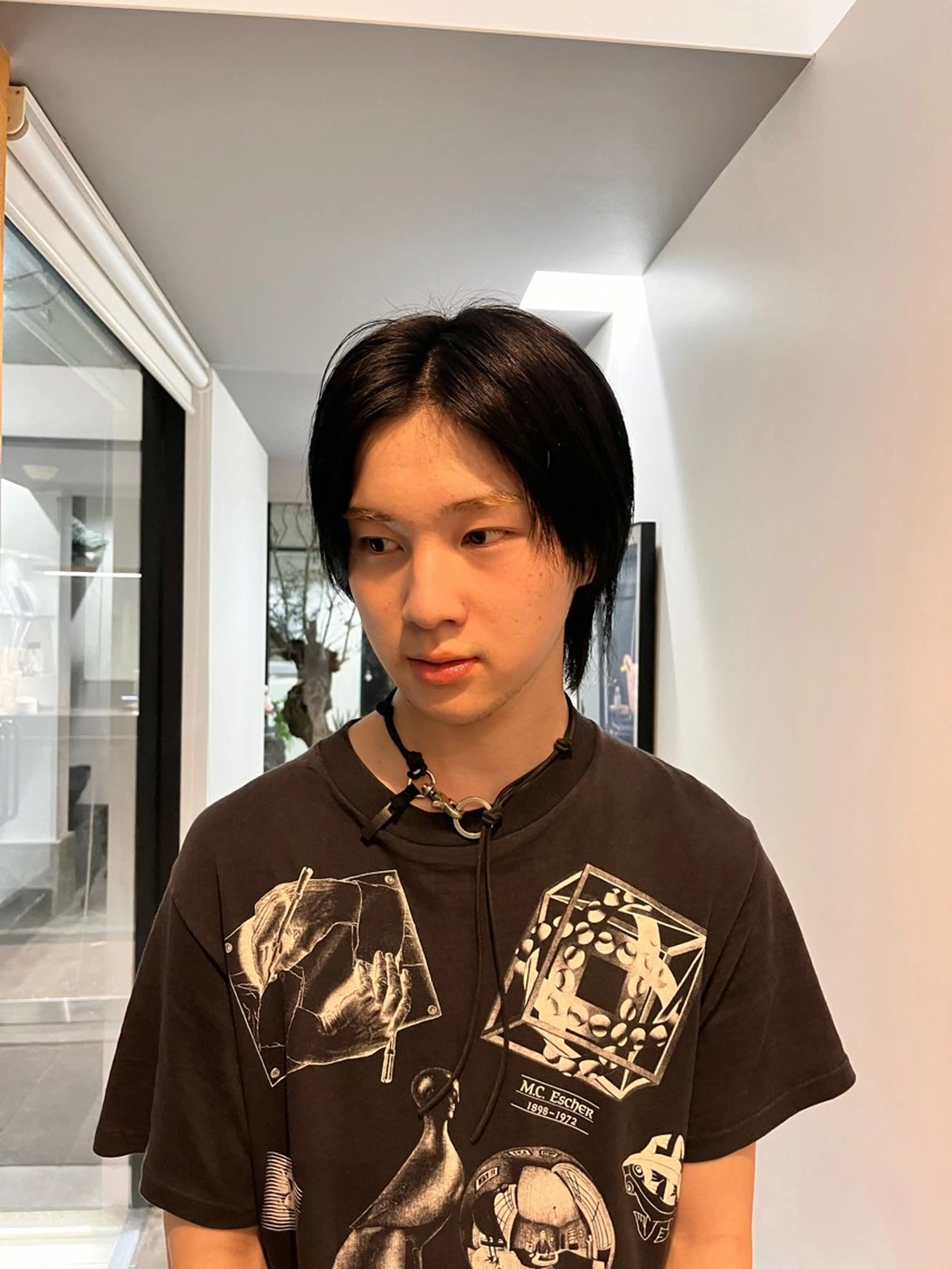 ショート メンズ ヘアカラー 小木曽 芽生のヘアスタイル