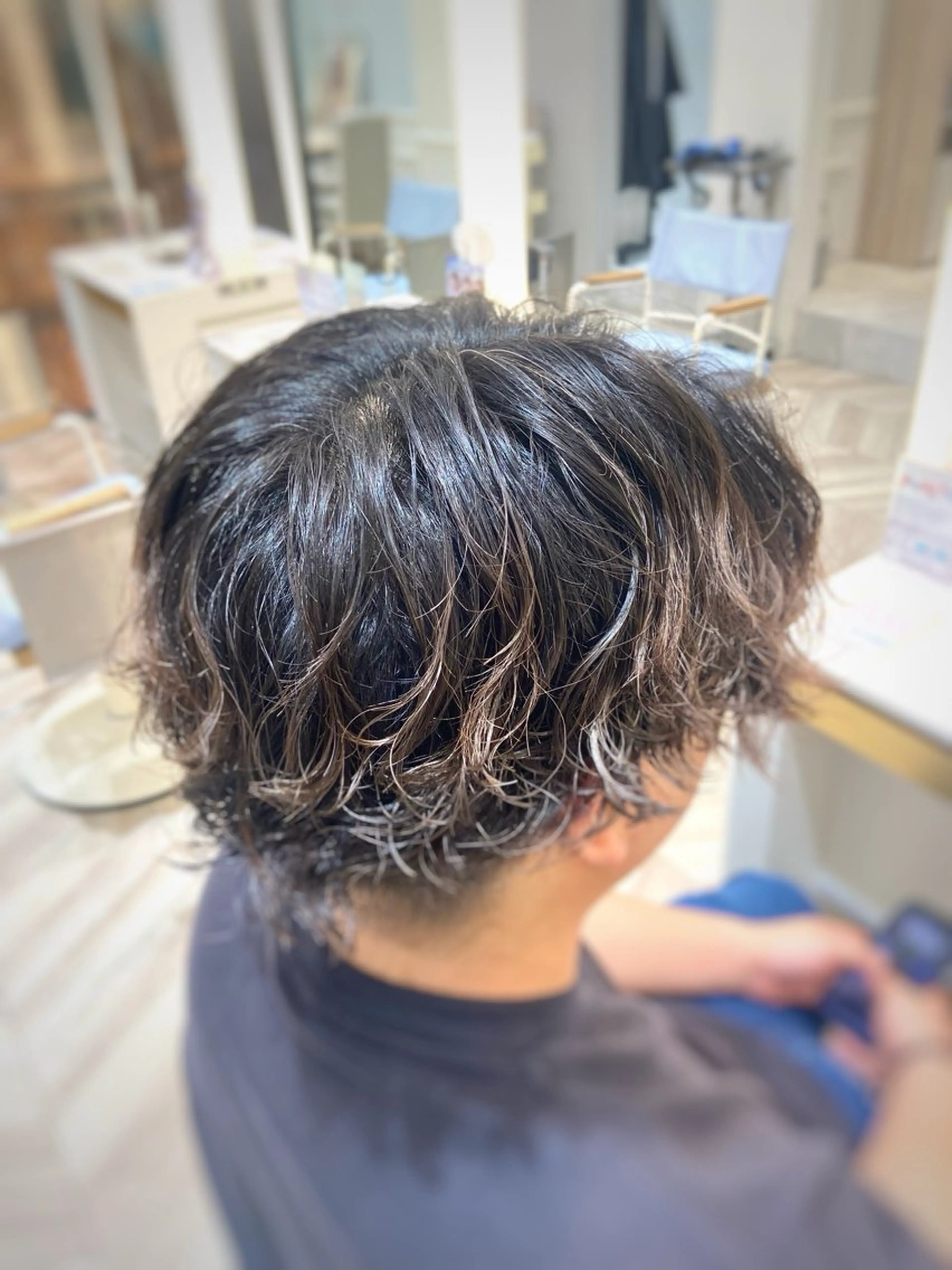 ミディアム ミディアムパーマ カット ヘアカラー 垢抜け/似合わせ✨ モテ髪/井谷拓馬のヘアスタイル