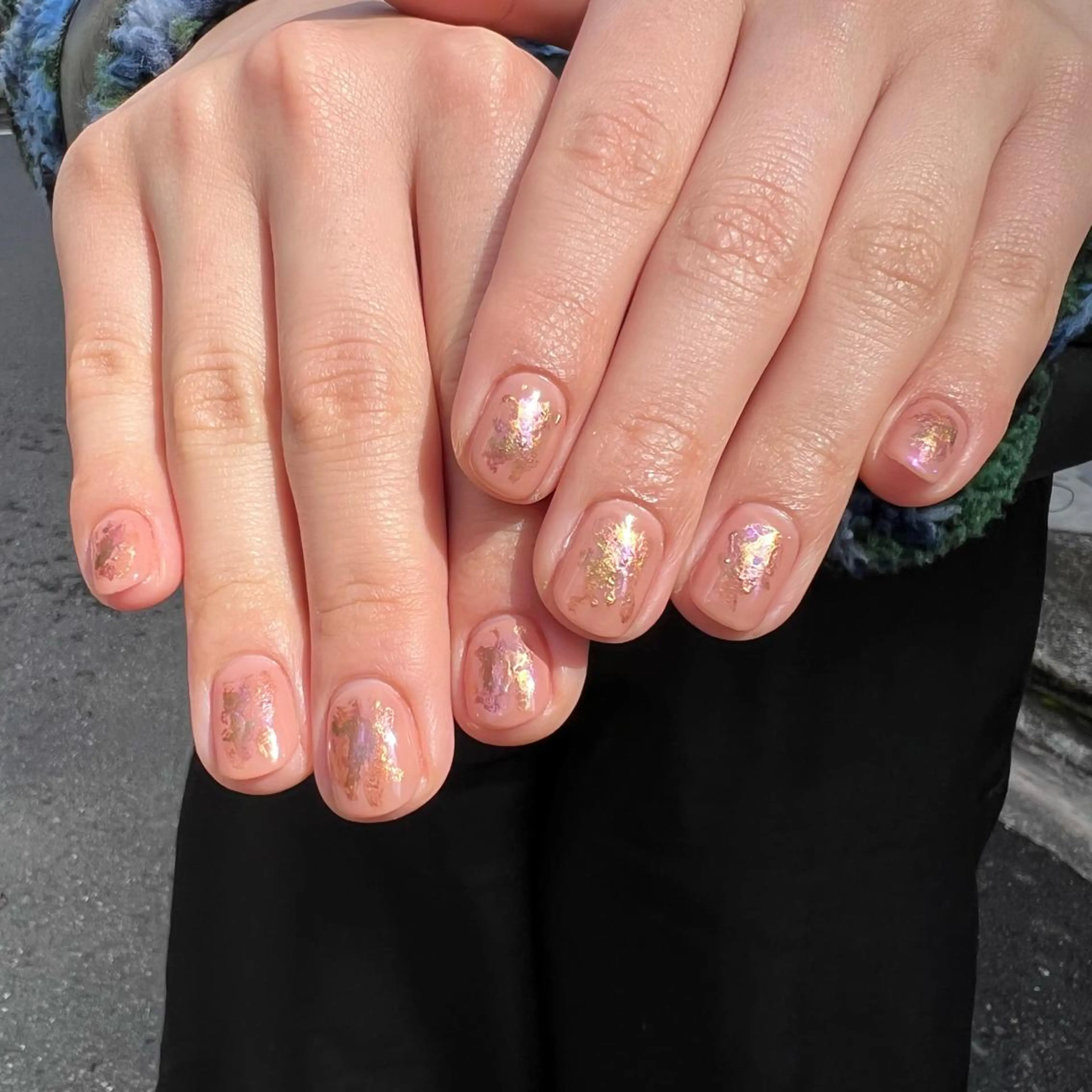 ネイル クリアネイル ニュアンスネイル 春ネイル 酒井 サカイのネイルデザイン