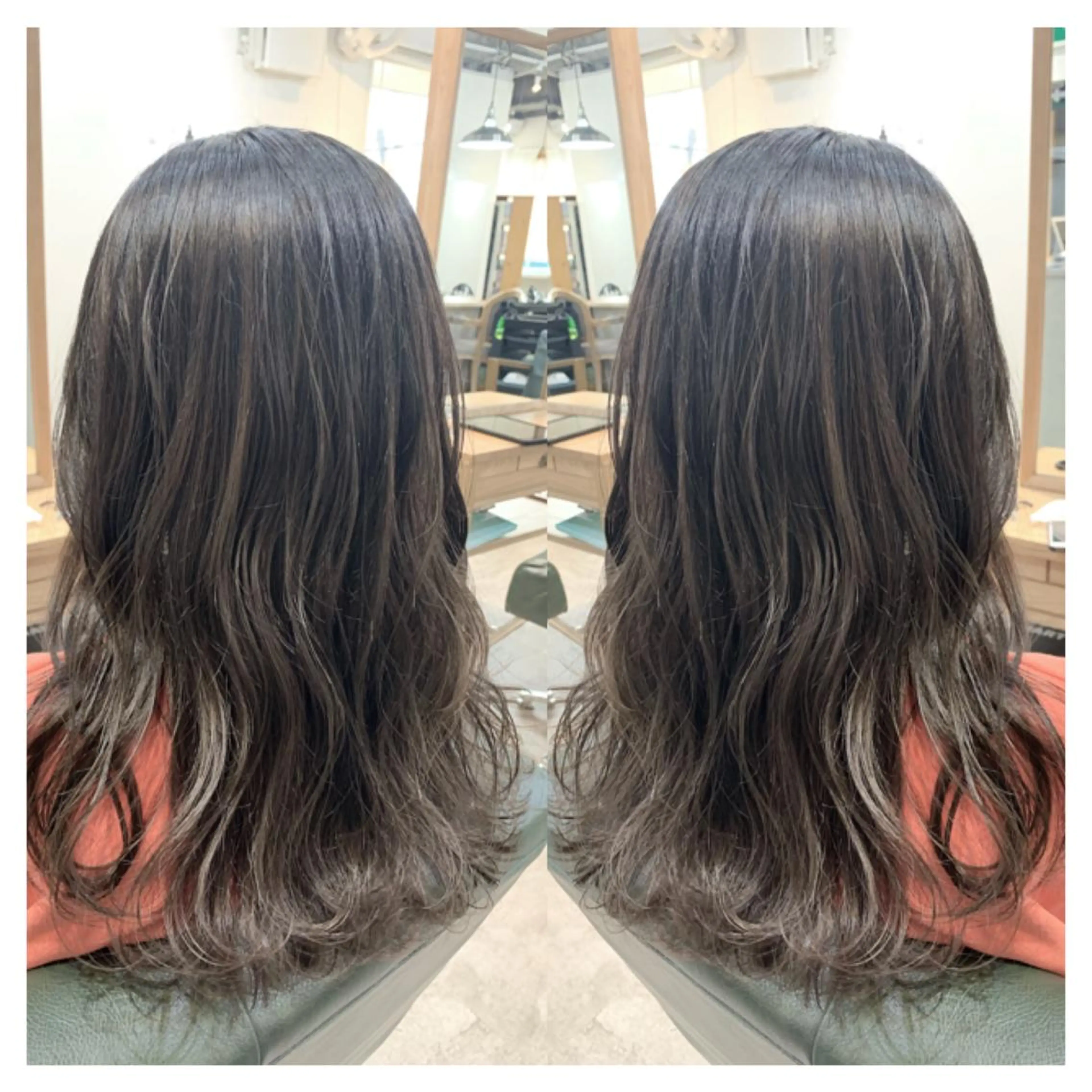 ロング カラー カット ヘアカラー トリートメント 村山 茉衣のヘアスタイル