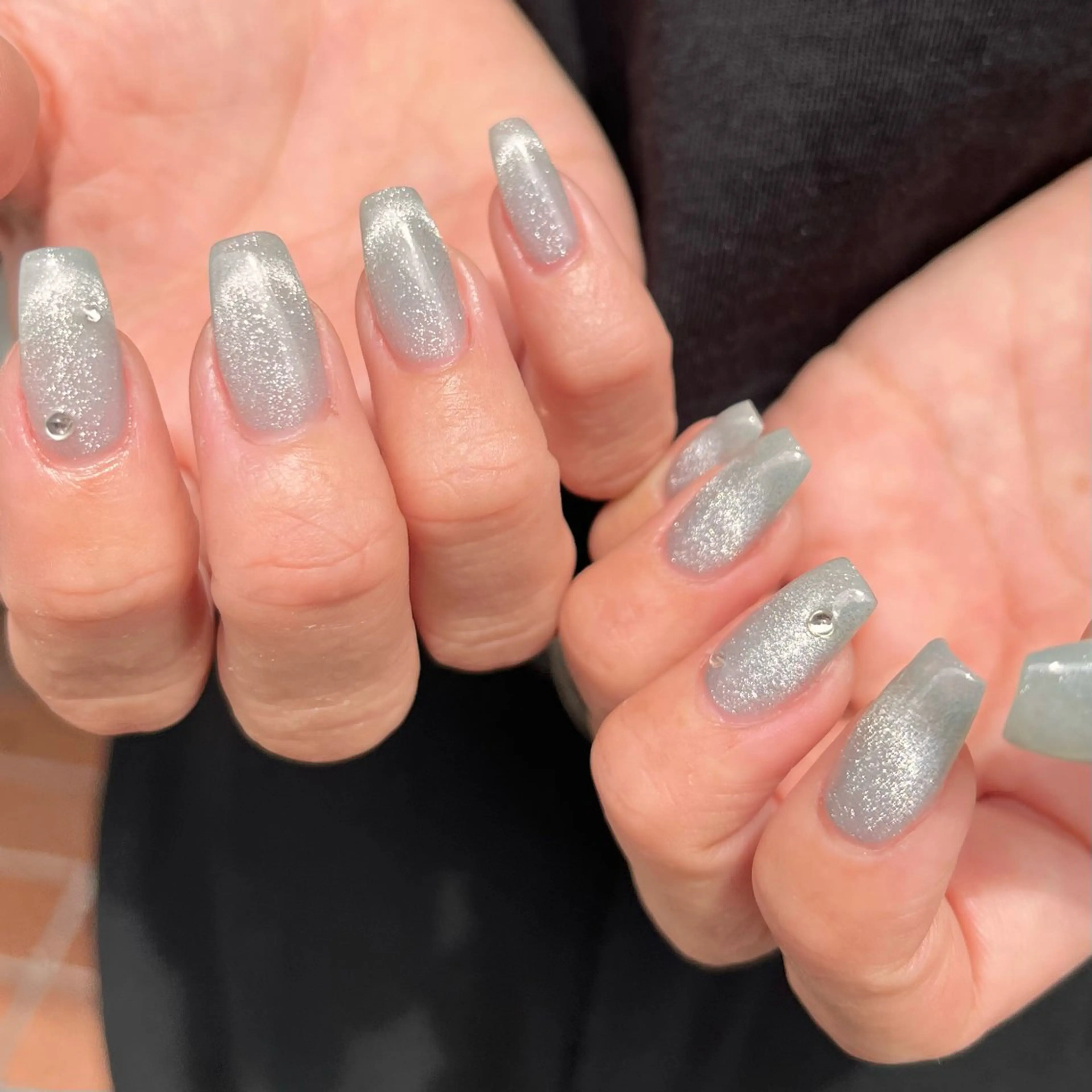 ネイル フレンチネイル 水色 ハンドネイル フットネイル ballie／小野原 なつみのネイルデザイン