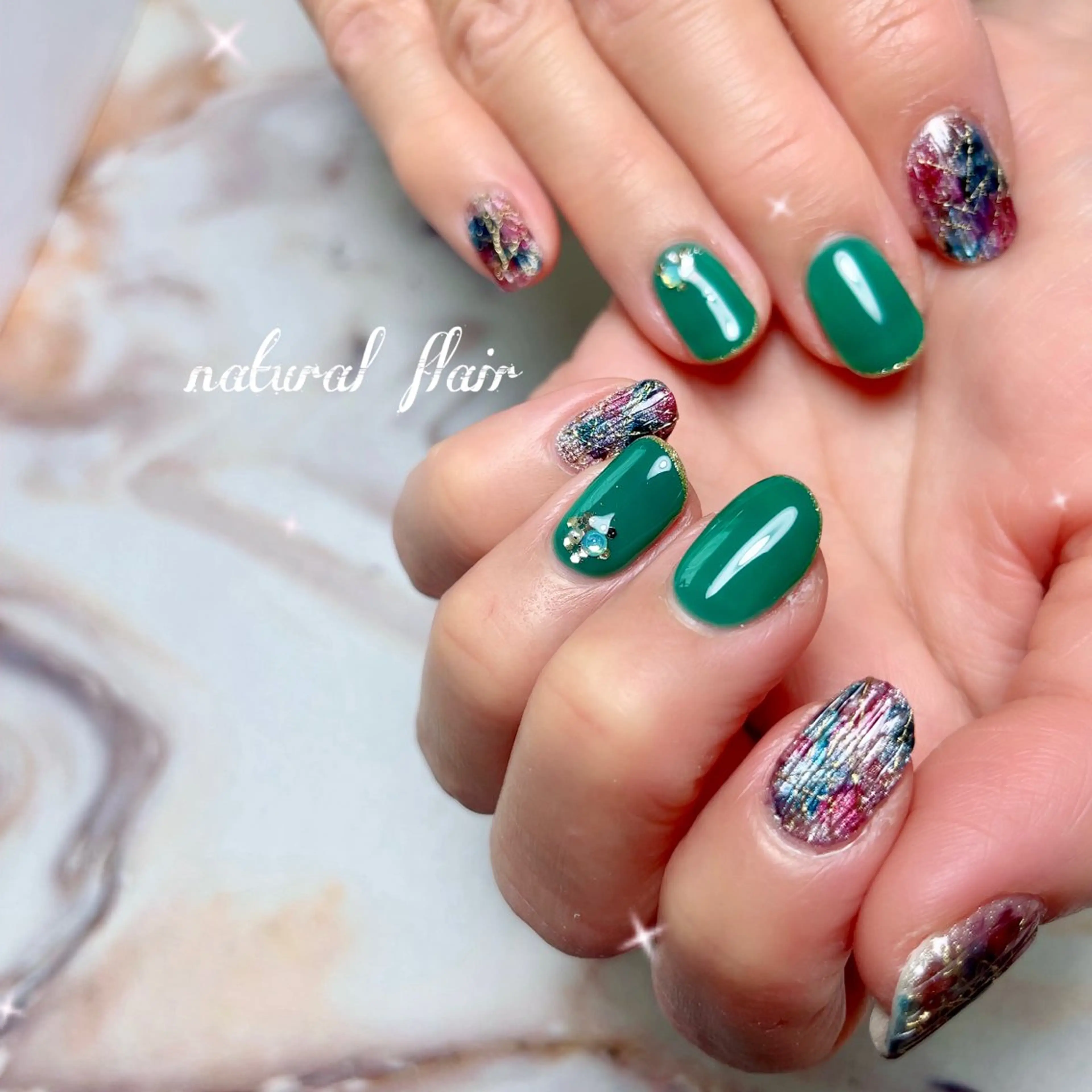 ネイル ハンドネイル natural flairのネイルデザイン