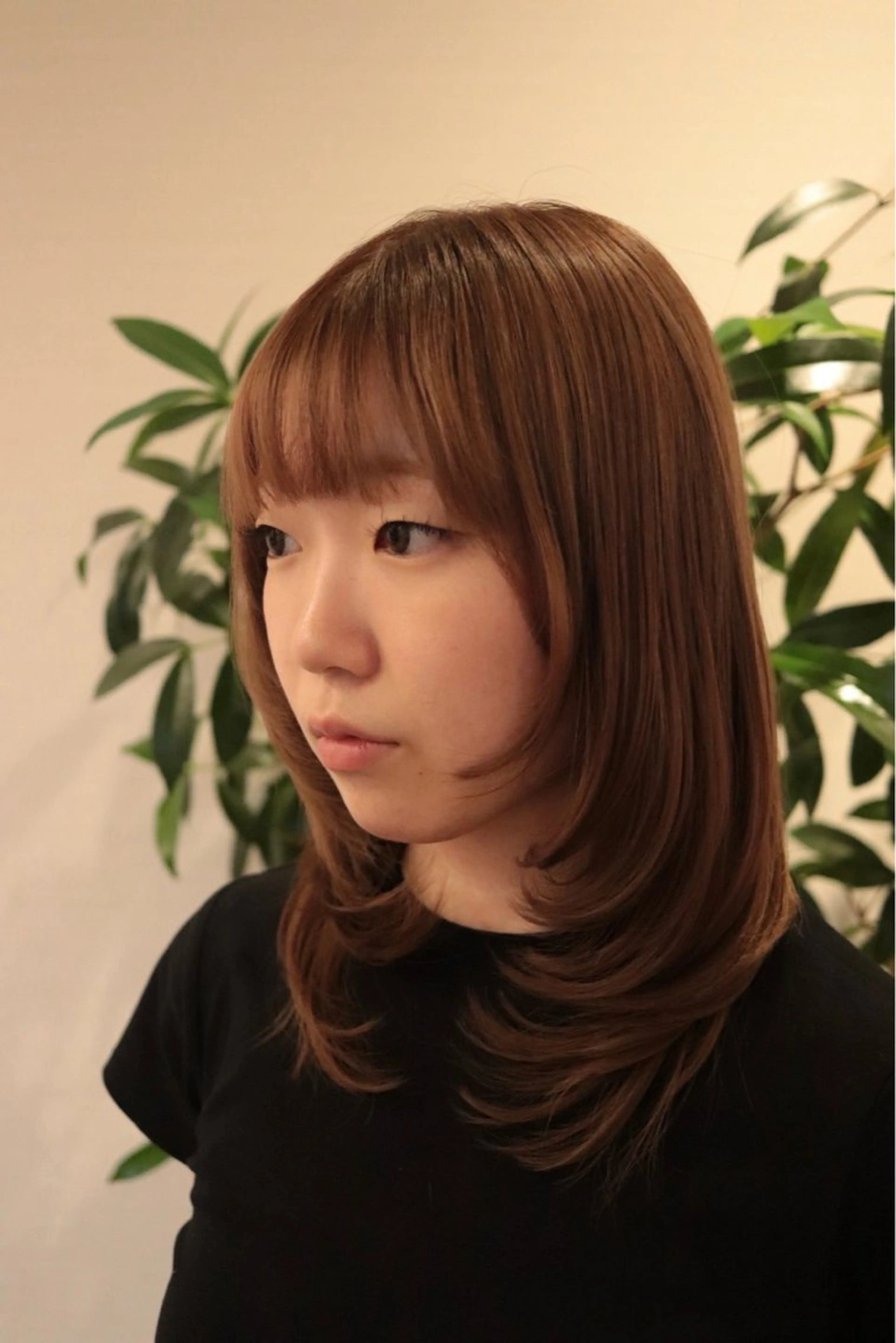 ミディアム ハイレイヤー レイヤーカット カット shampoo hair salon所属・🫧レイヤー/透明感 カラー/Ryukaのヘアスタイル