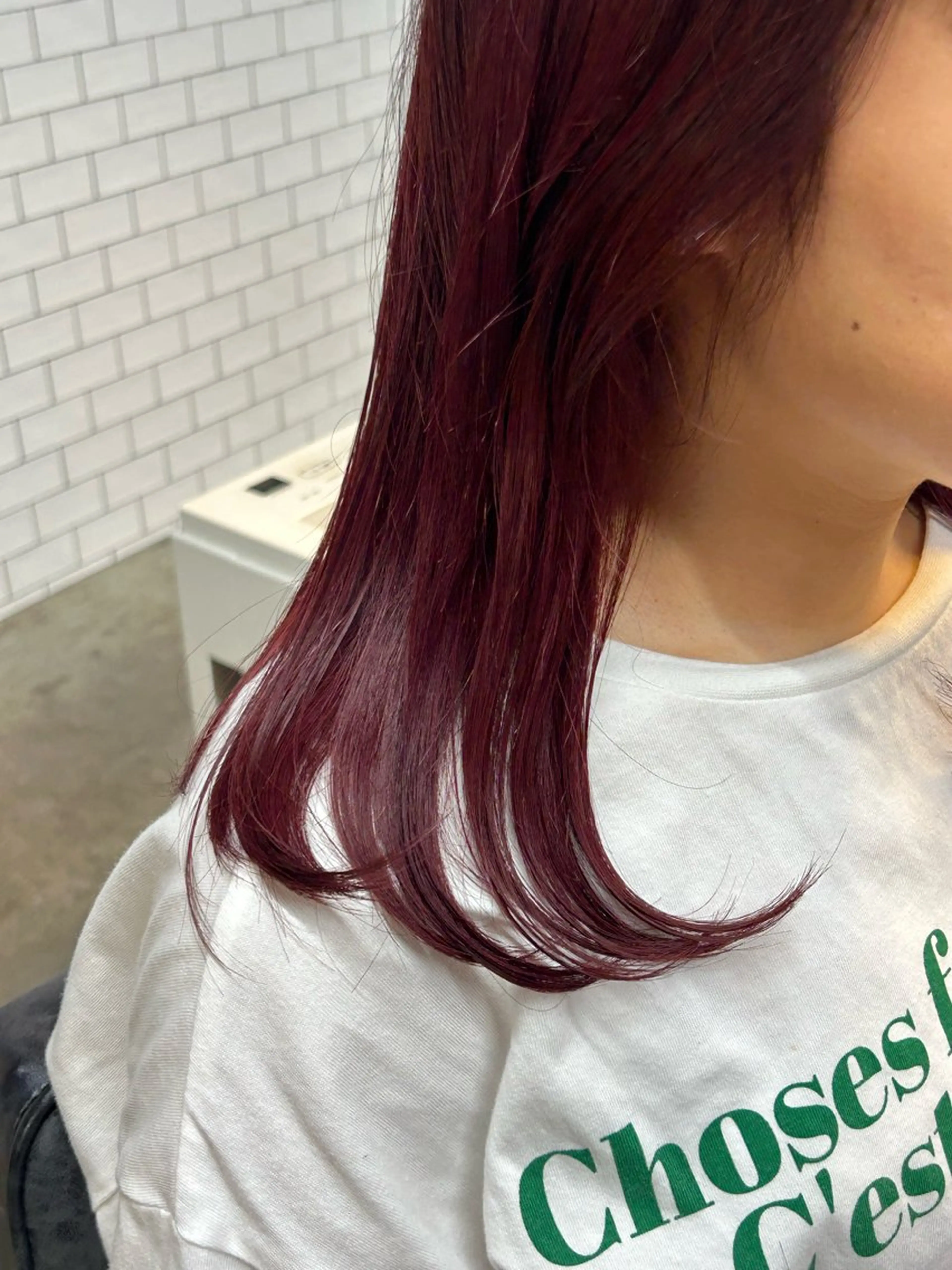 ミディアム カラー カット ヘアカラー トリートメント ROCCOeast Rukaのヘアスタイル