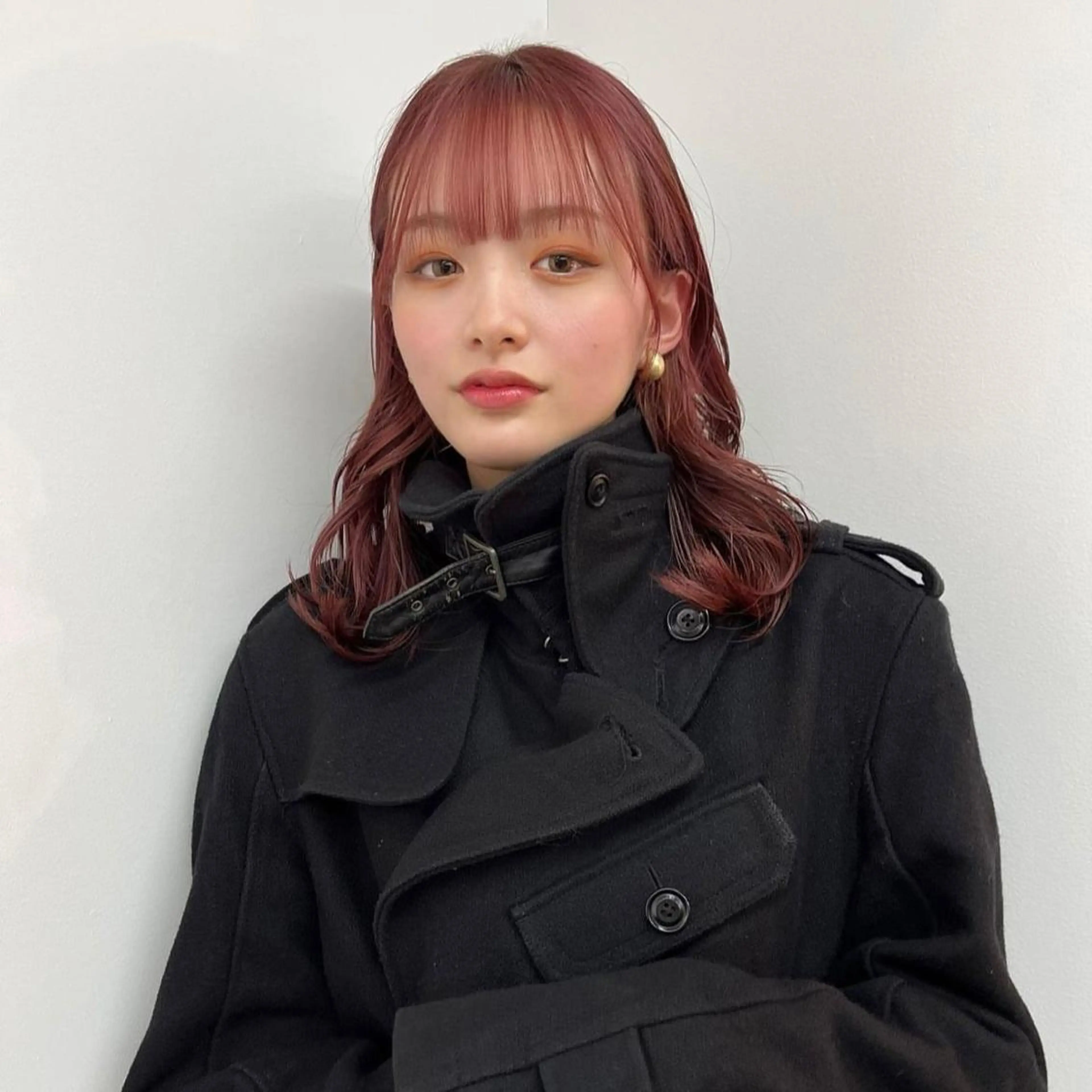 ミディアム カラー ハイトーン/心斎橋/ honomiのヘアスタイル