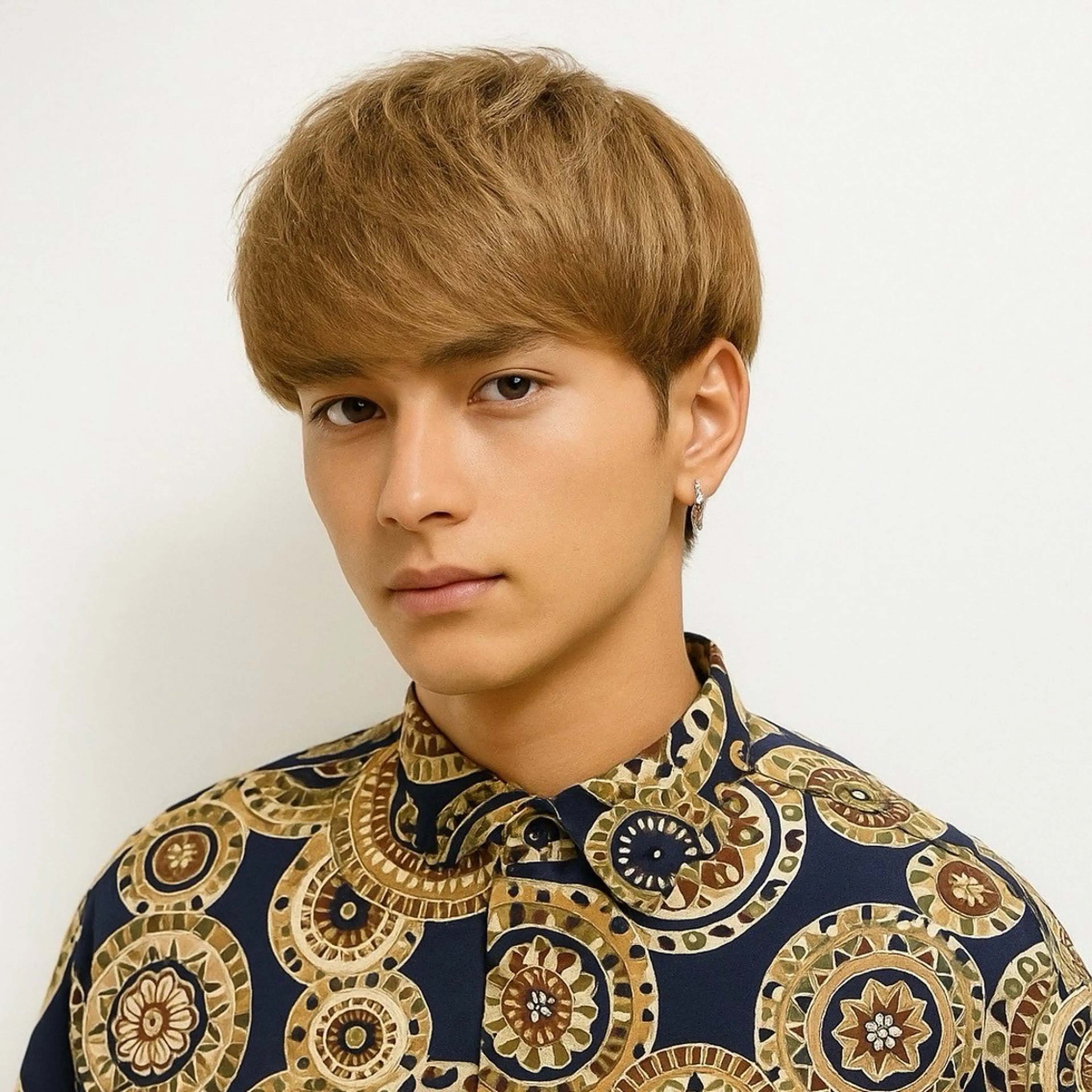 メンズケアカラー＋メンズカット＋濃厚炭酸ヘッドスパ＋眉カット＋シルクトリートメントの写真