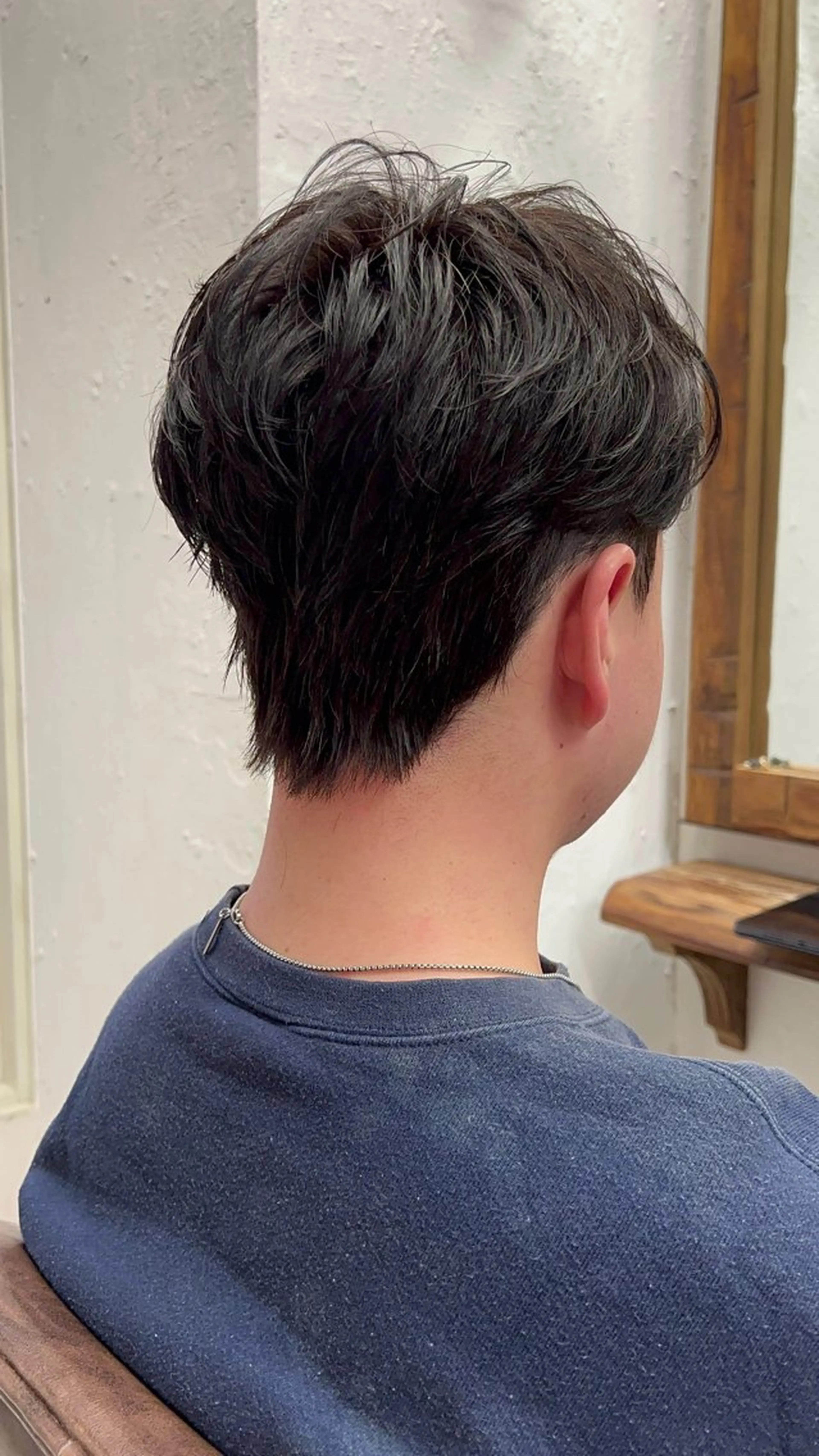 ミディアム パーマ ミディアムパーマ カット パーマ sea's栄所属・Joh/メンズカット /レイヤー/ブリーチのヘアスタイル