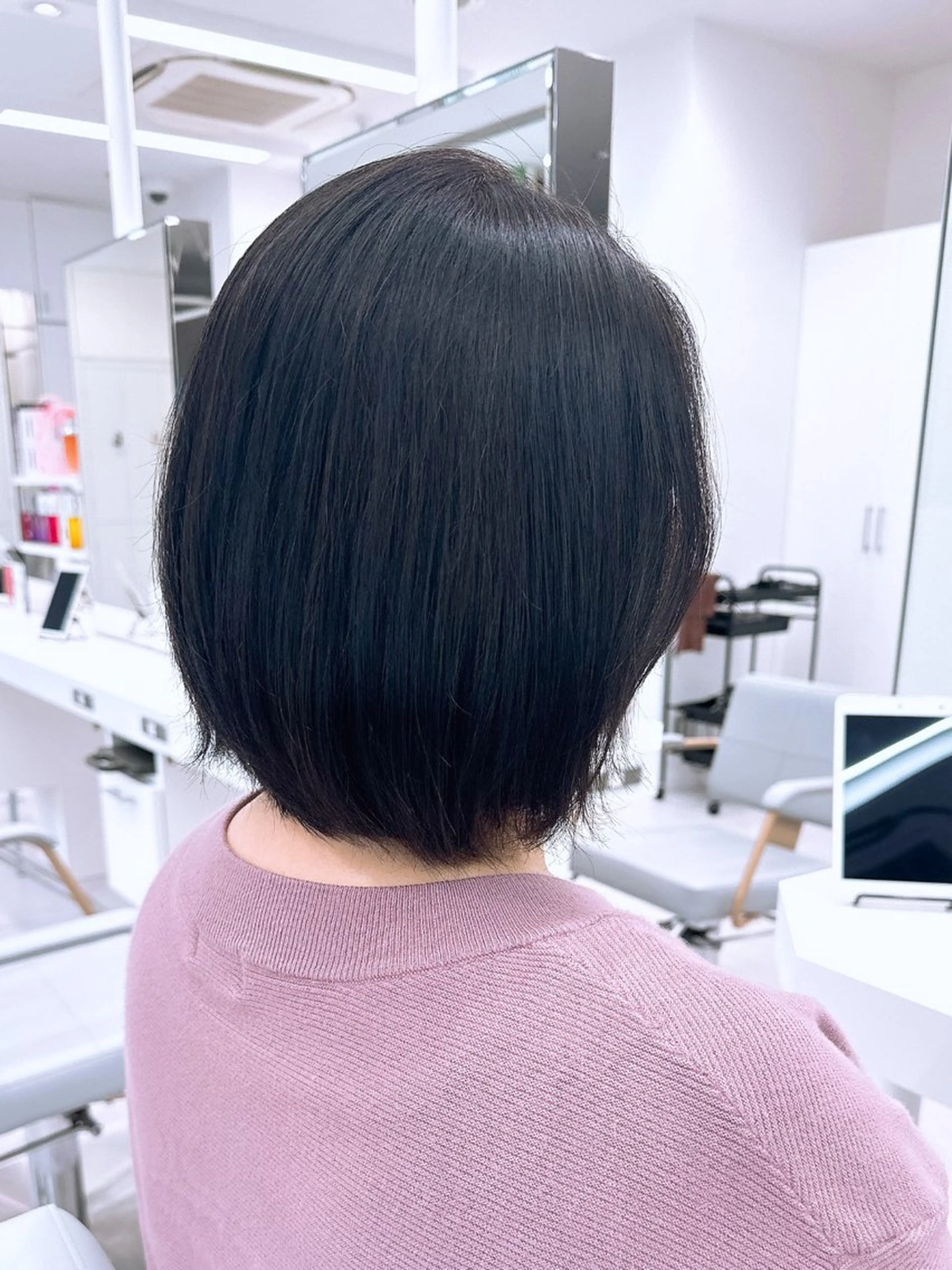 白髪染めの写真