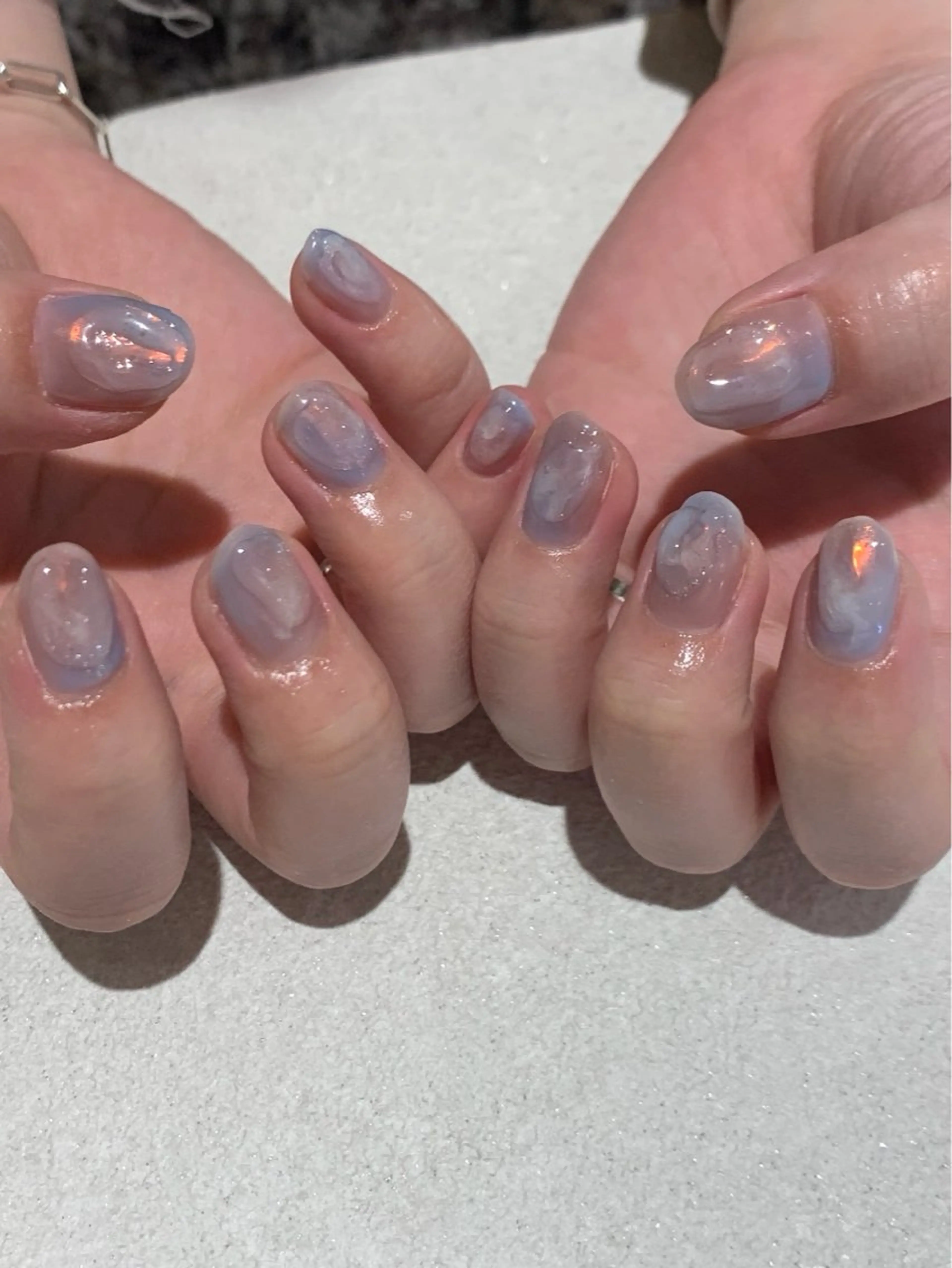 ネイル ニュアンスネイル GLAD nail 新宿のネイルデザイン