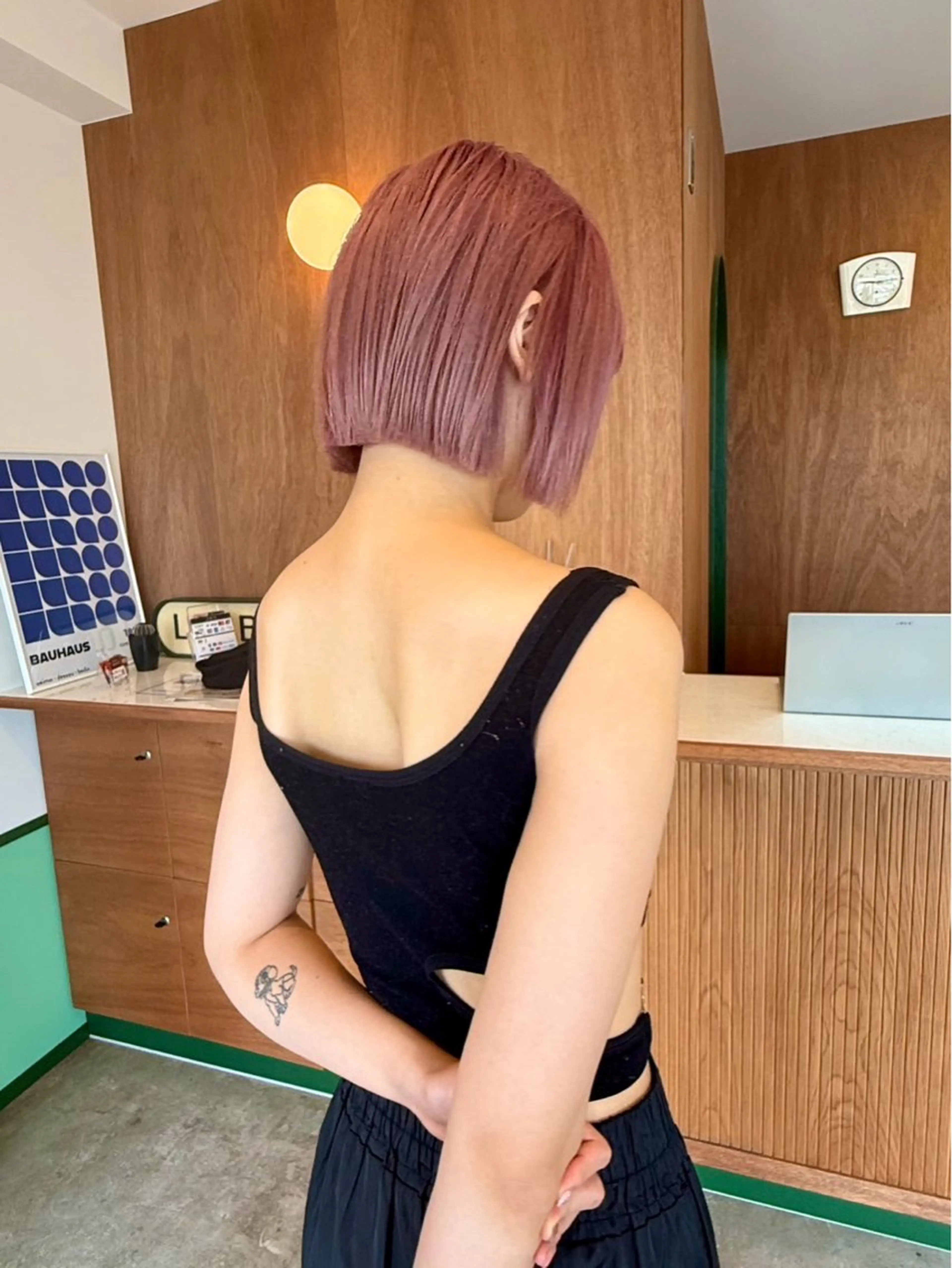 ショート ボブ カット ヘアカラー LOBBY HIMERIのヘアスタイル