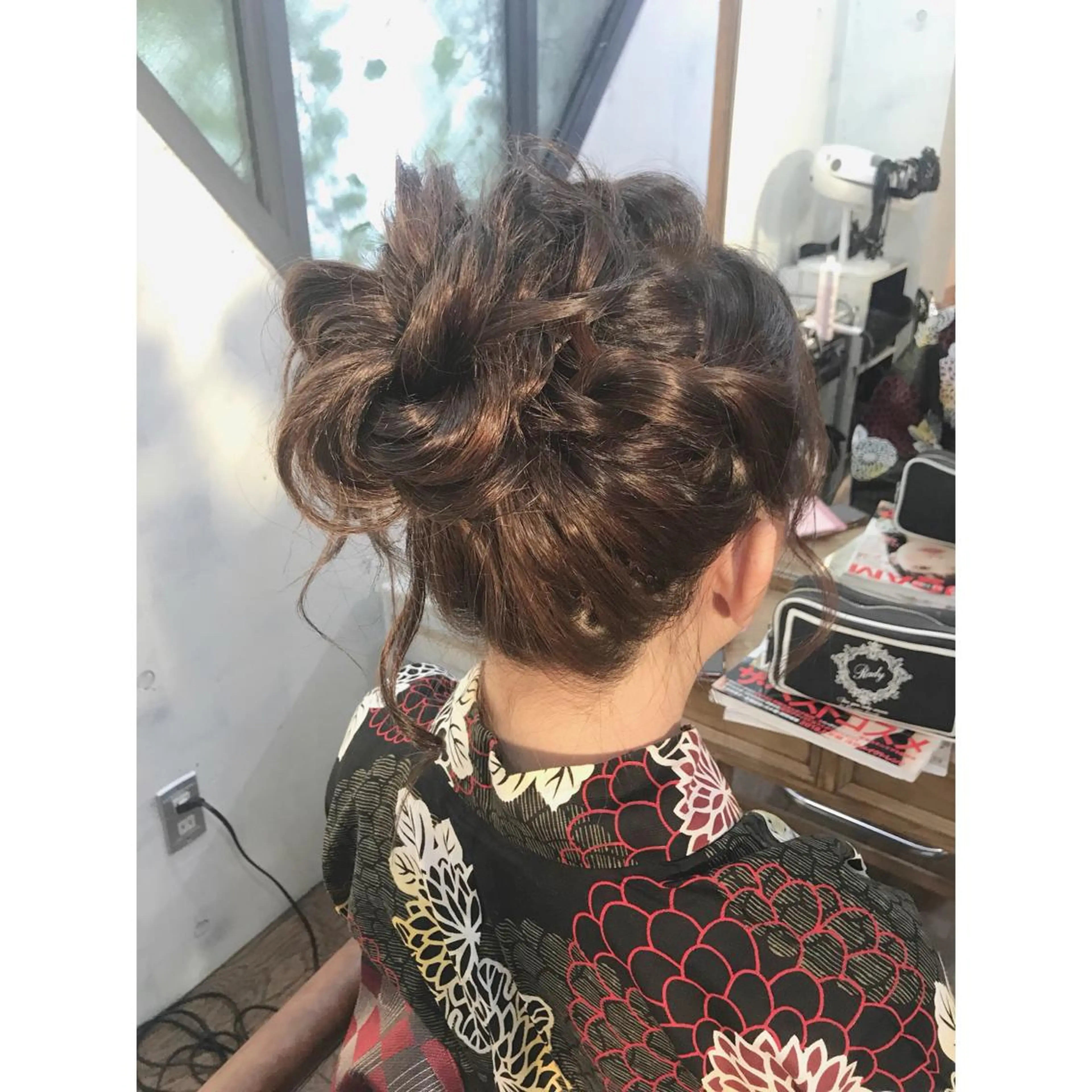 ロング ヘアアレンジ 浴衣 corona hairdesign KAZUE MAEDA所属・マエダ　カズエ🫶 coronahairのヘアスタイル