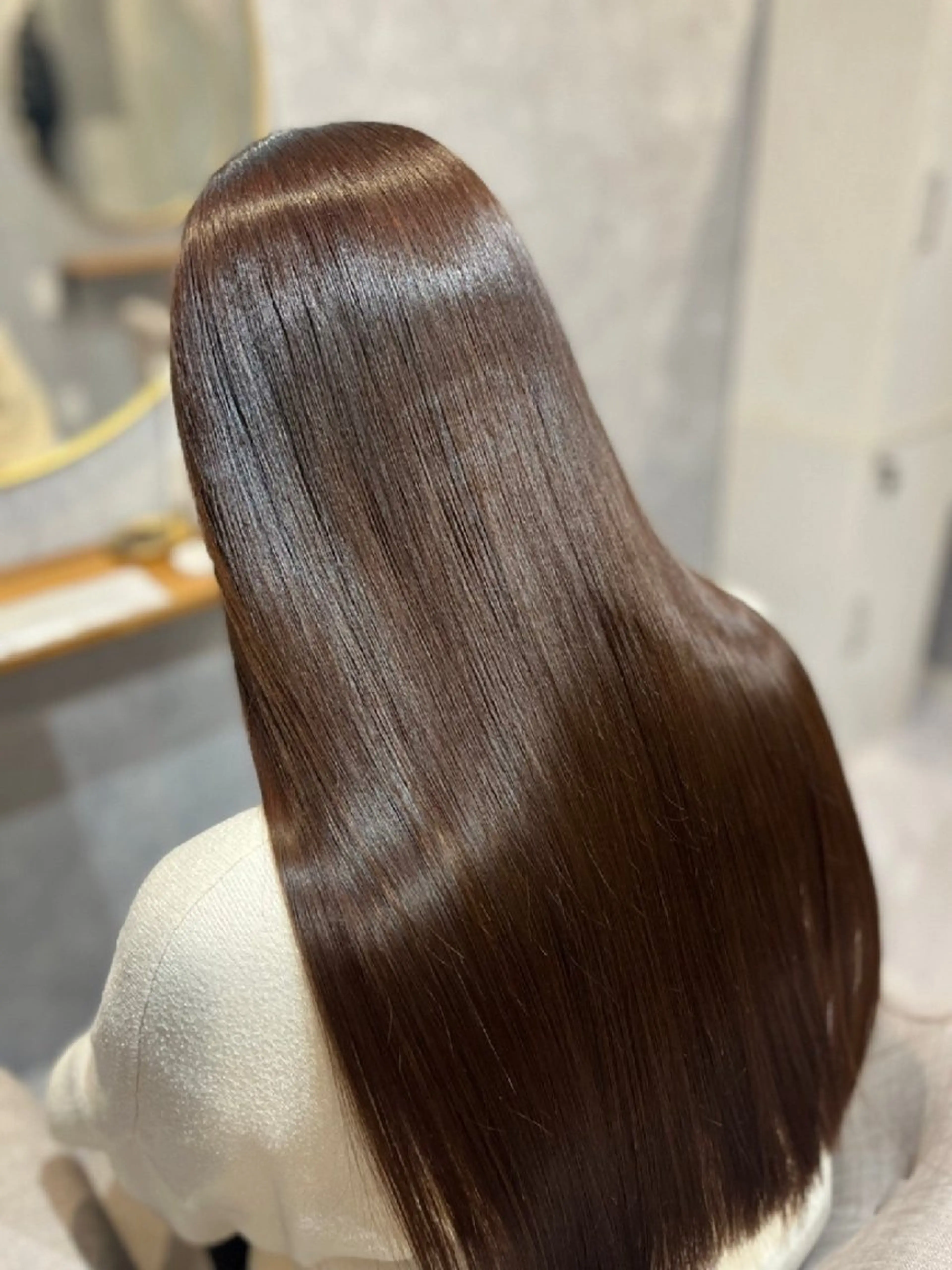 《モデルクーポン》髪質改善ストレート＋髪質改善トリートメントの写真