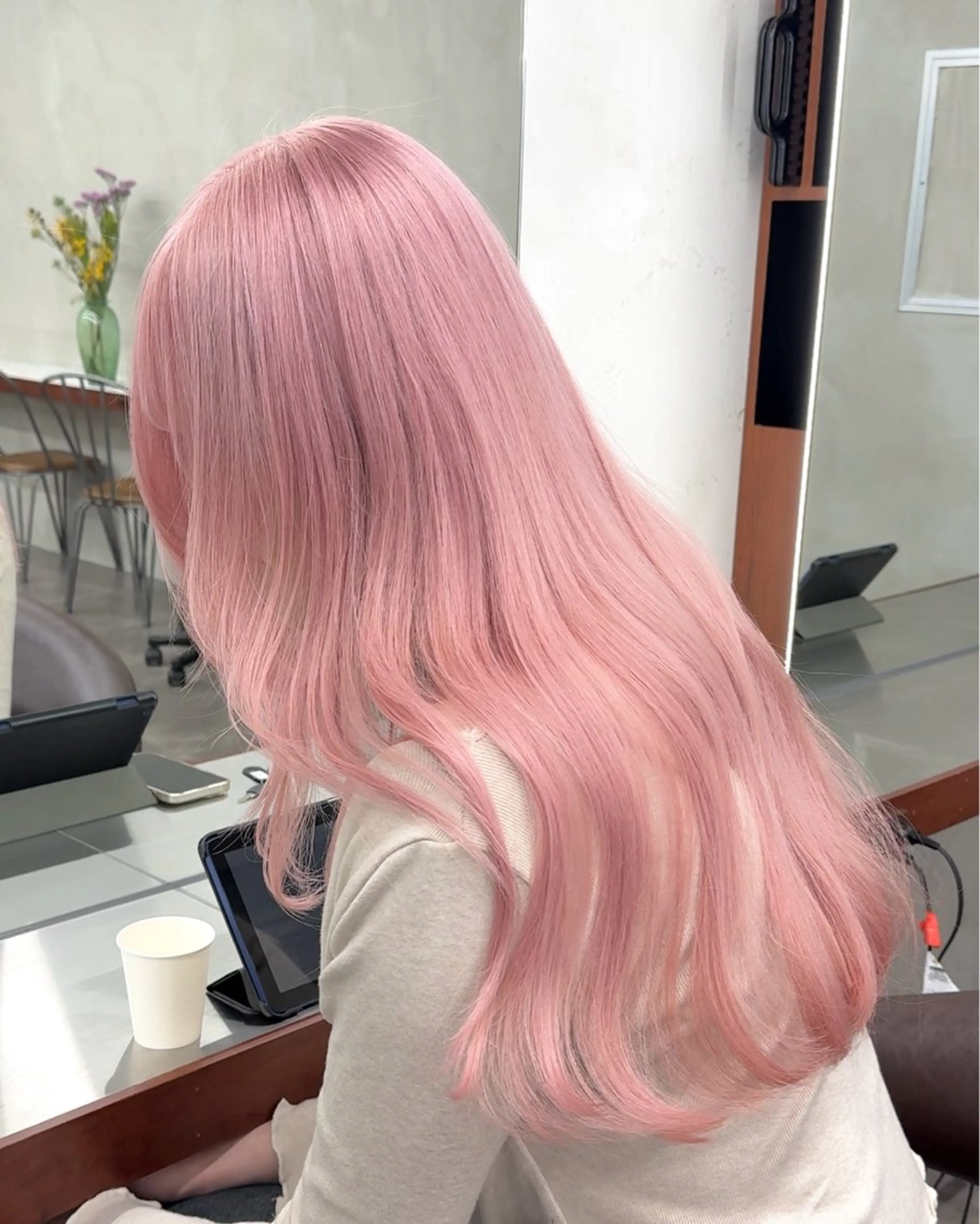 ロング カラー カット ヘアカラー トリートメント nico TOKYO 渋谷所属・ハイトーンブリーチ 特化🌈フジタハルキのヘアスタイル