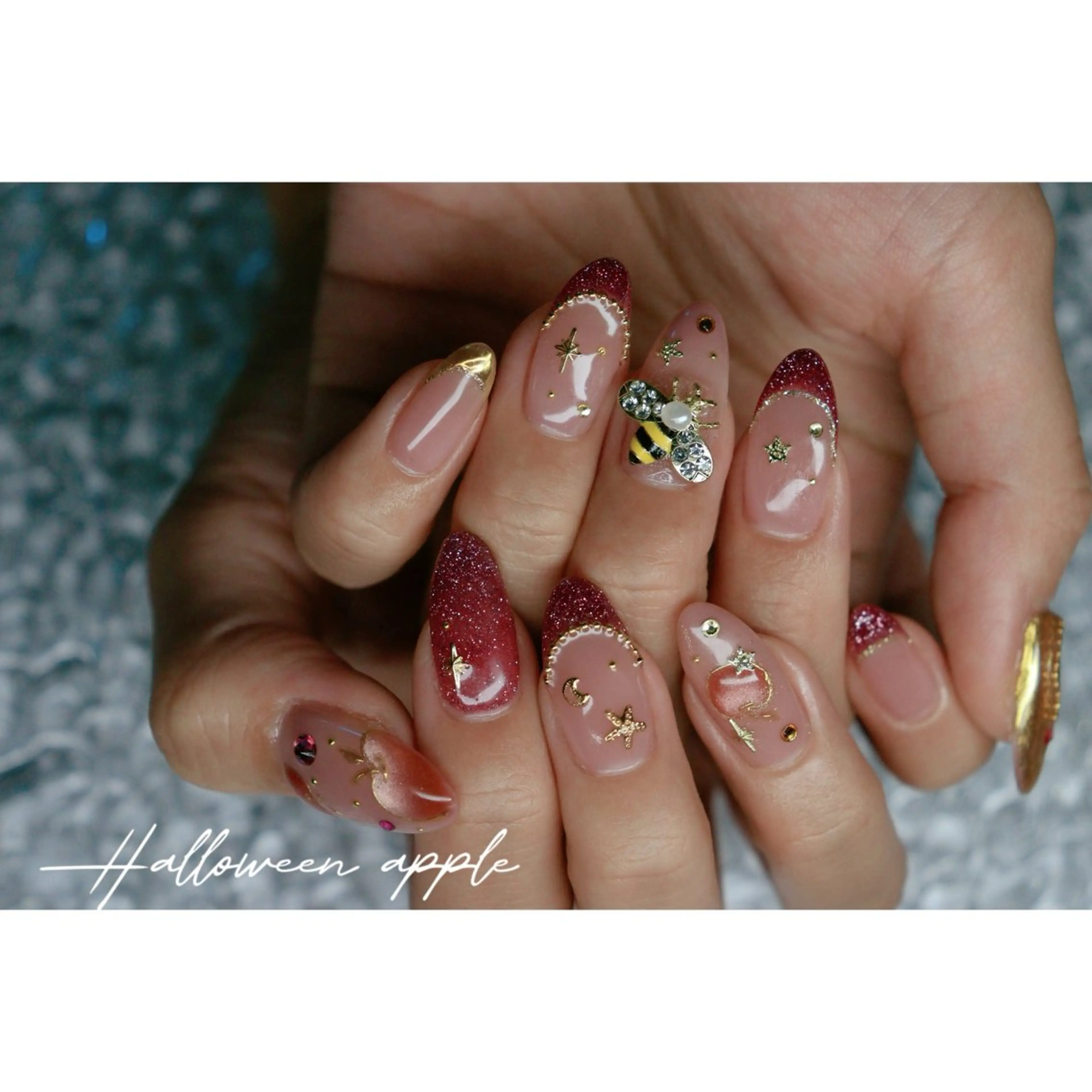 ネイル ハロウィン ハンドネイル mapple nailのネイルデザイン