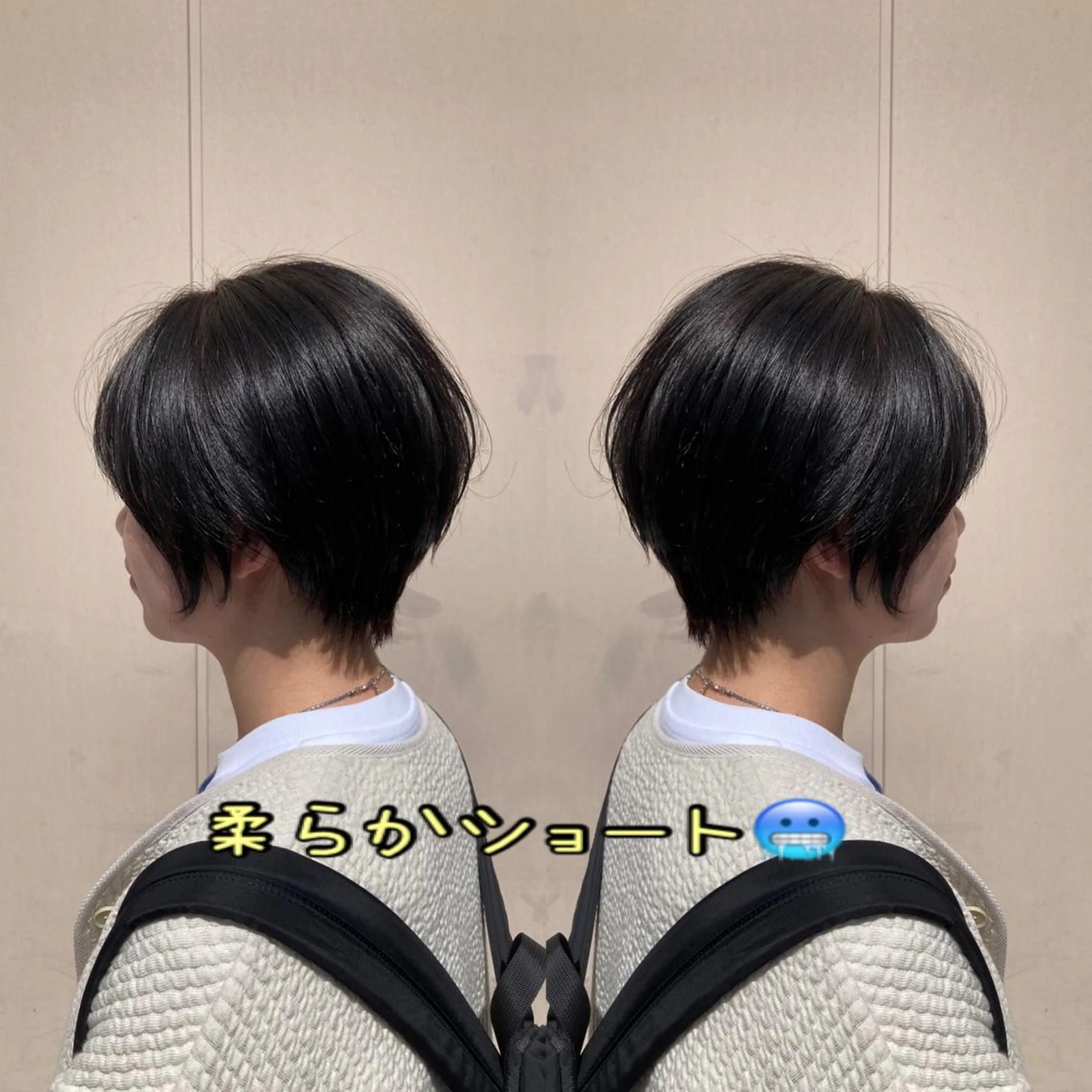 ショート カラー ブルーカラー 駒田 拳児のヘアスタイル