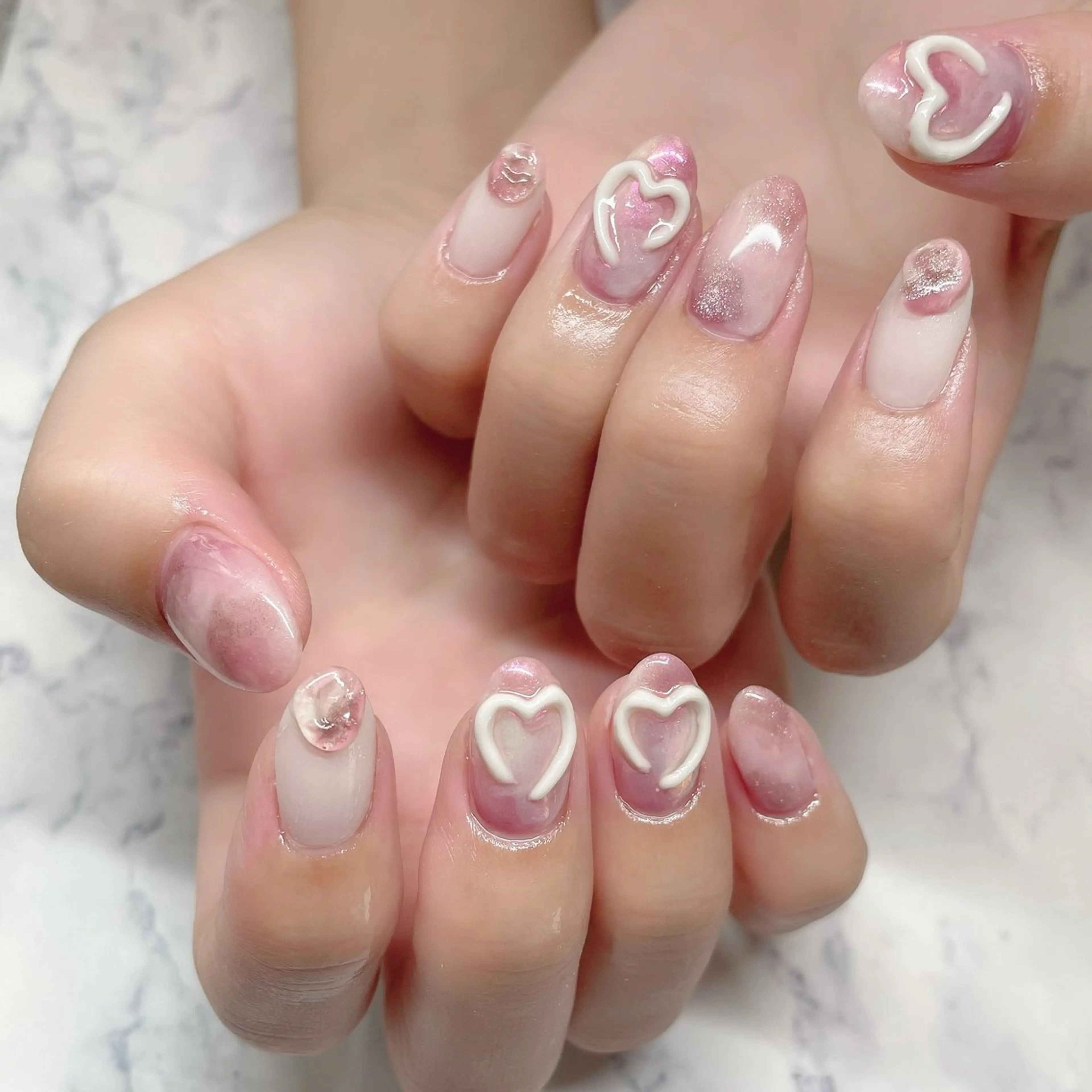 ネイル ハンドネイル y39nail toshiのネイルデザイン