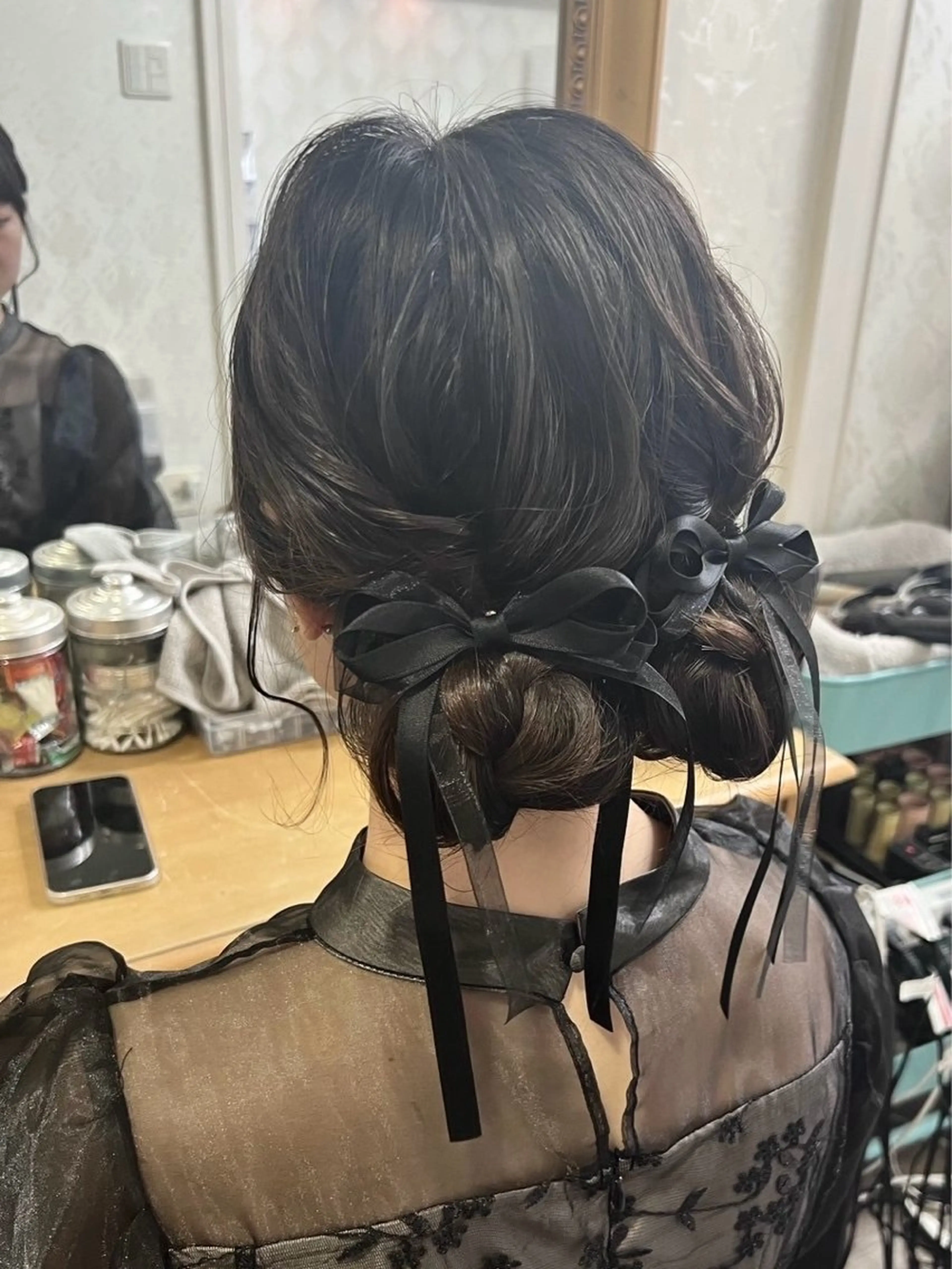 セミロング ヘアアレンジ hair make mua所属・mua sasaraのヘアスタイル