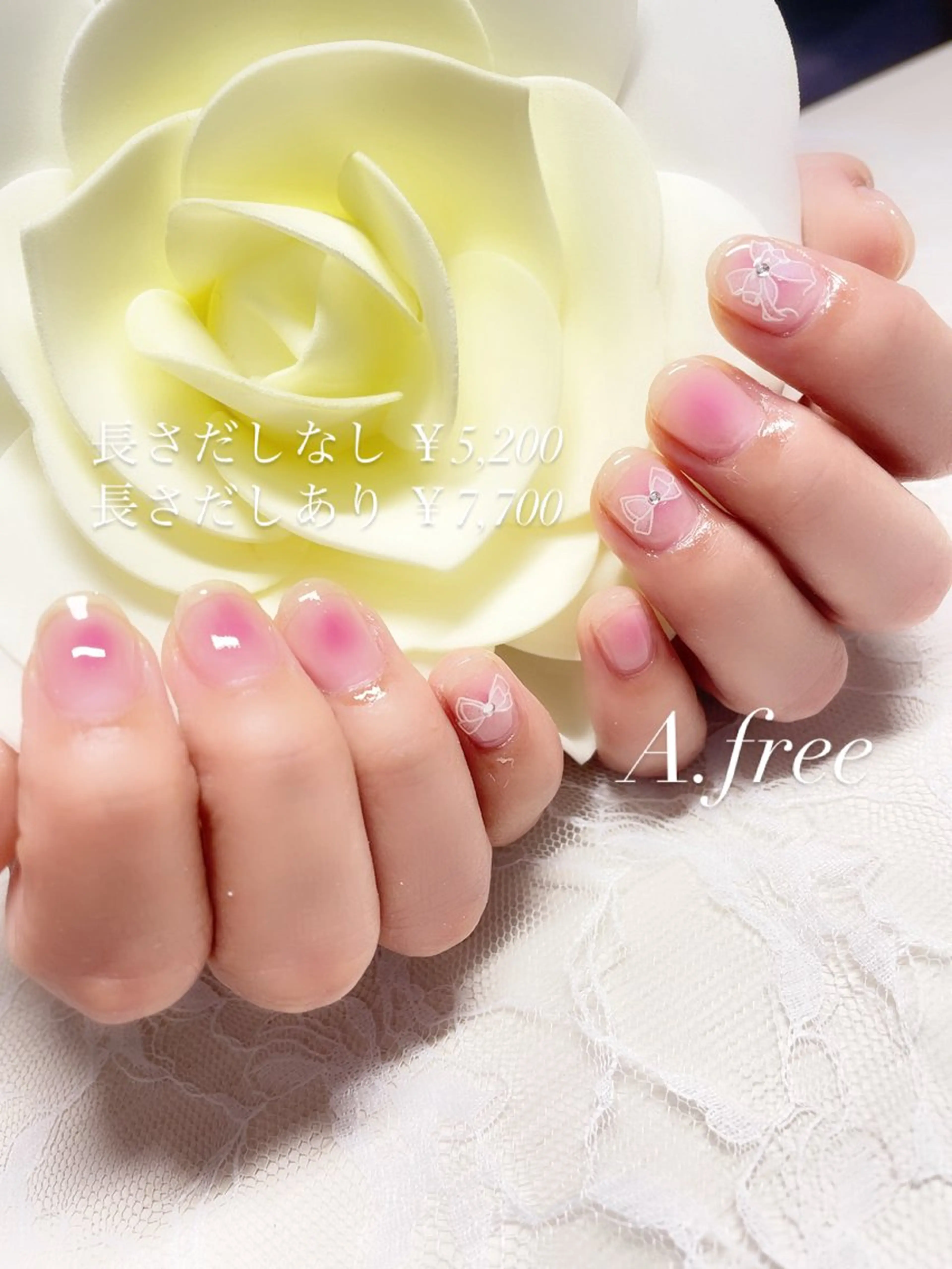 ネイル ハンドネイル A.free✧*｡ アレルギー対応✧*｡のネイルデザイン