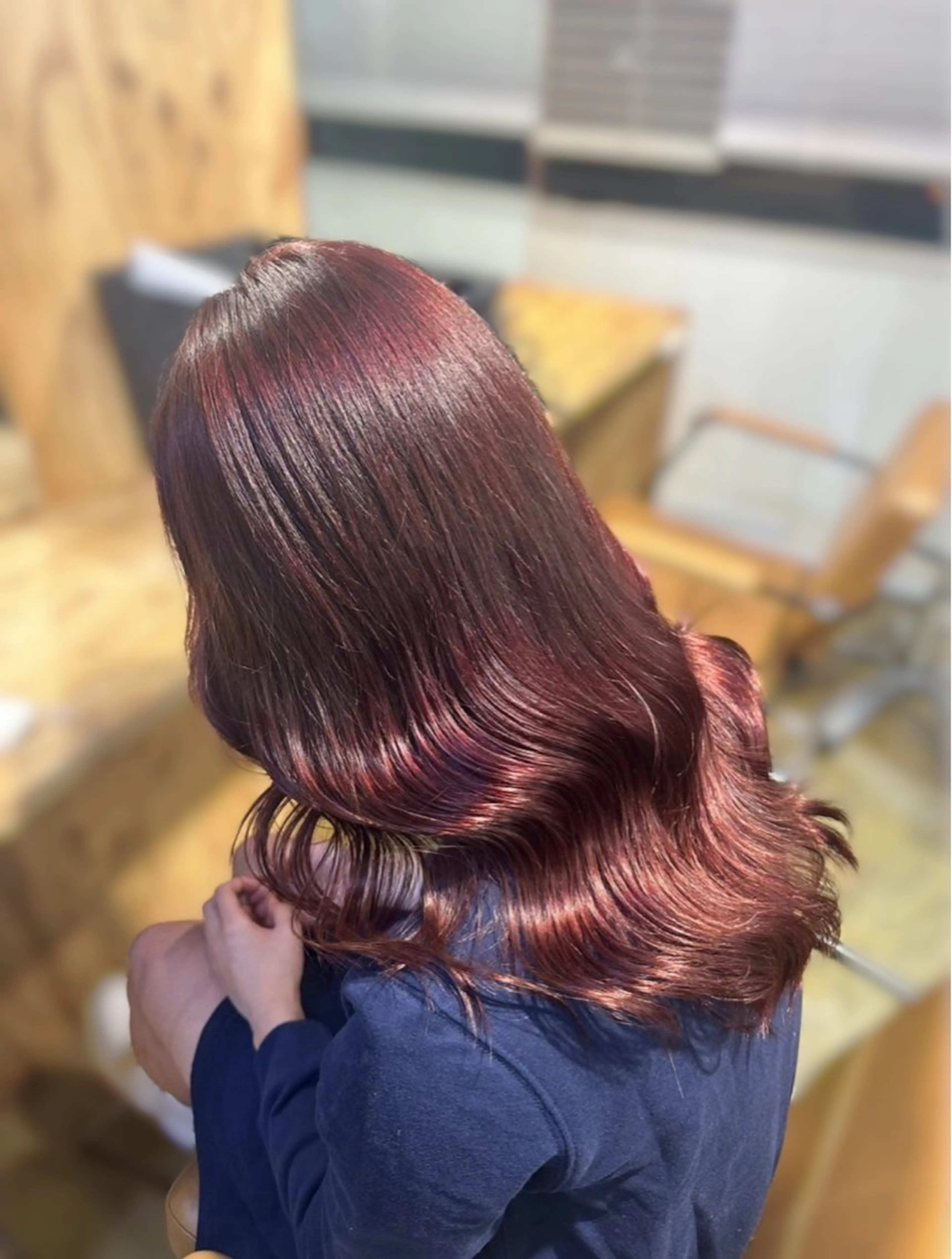 ロング ヘアカラー トリートメント オオニシ オト🐹のヘアスタイル
