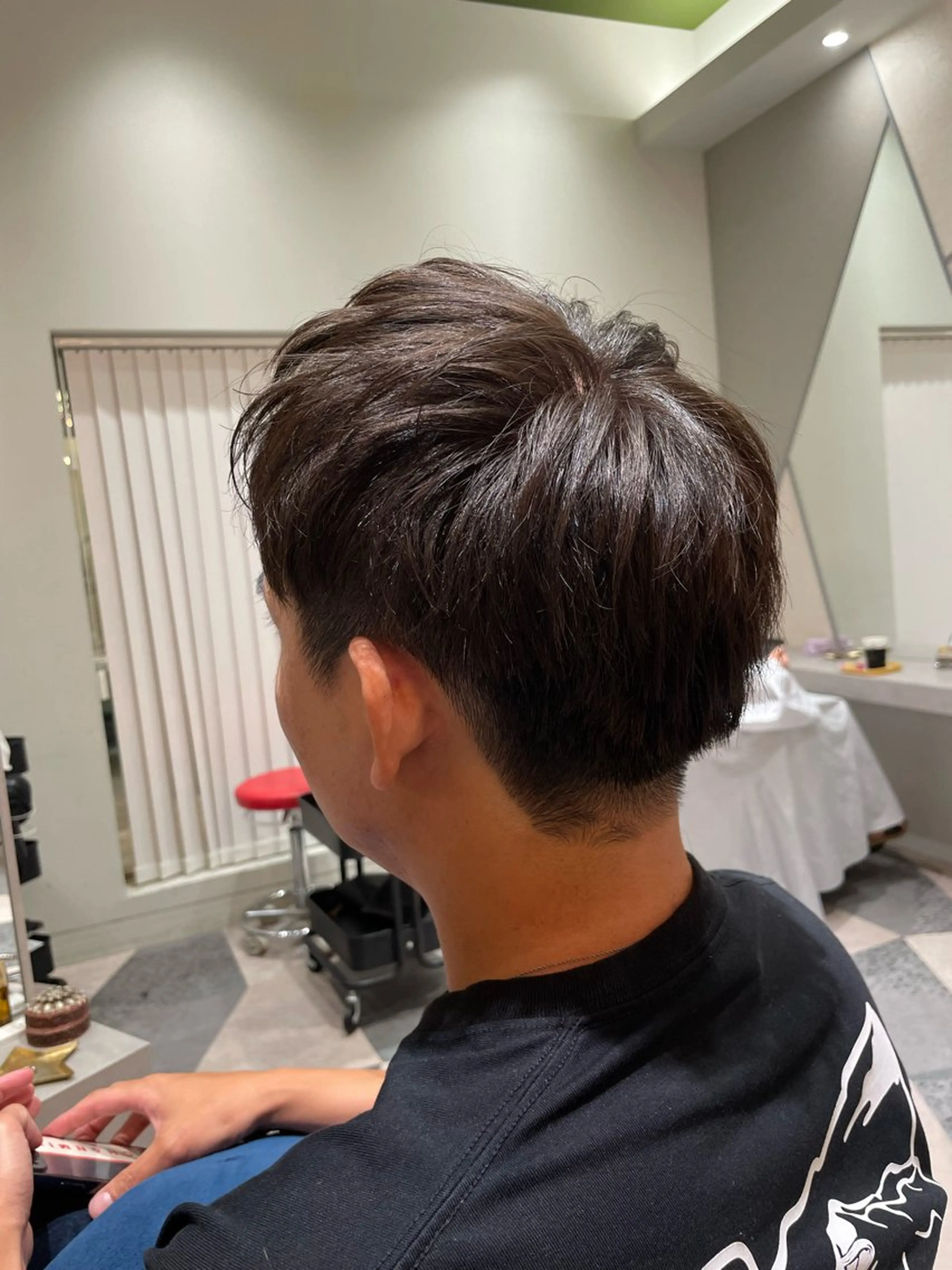 メンズ カット パーマ 内藤 すずなのヘアスタイル