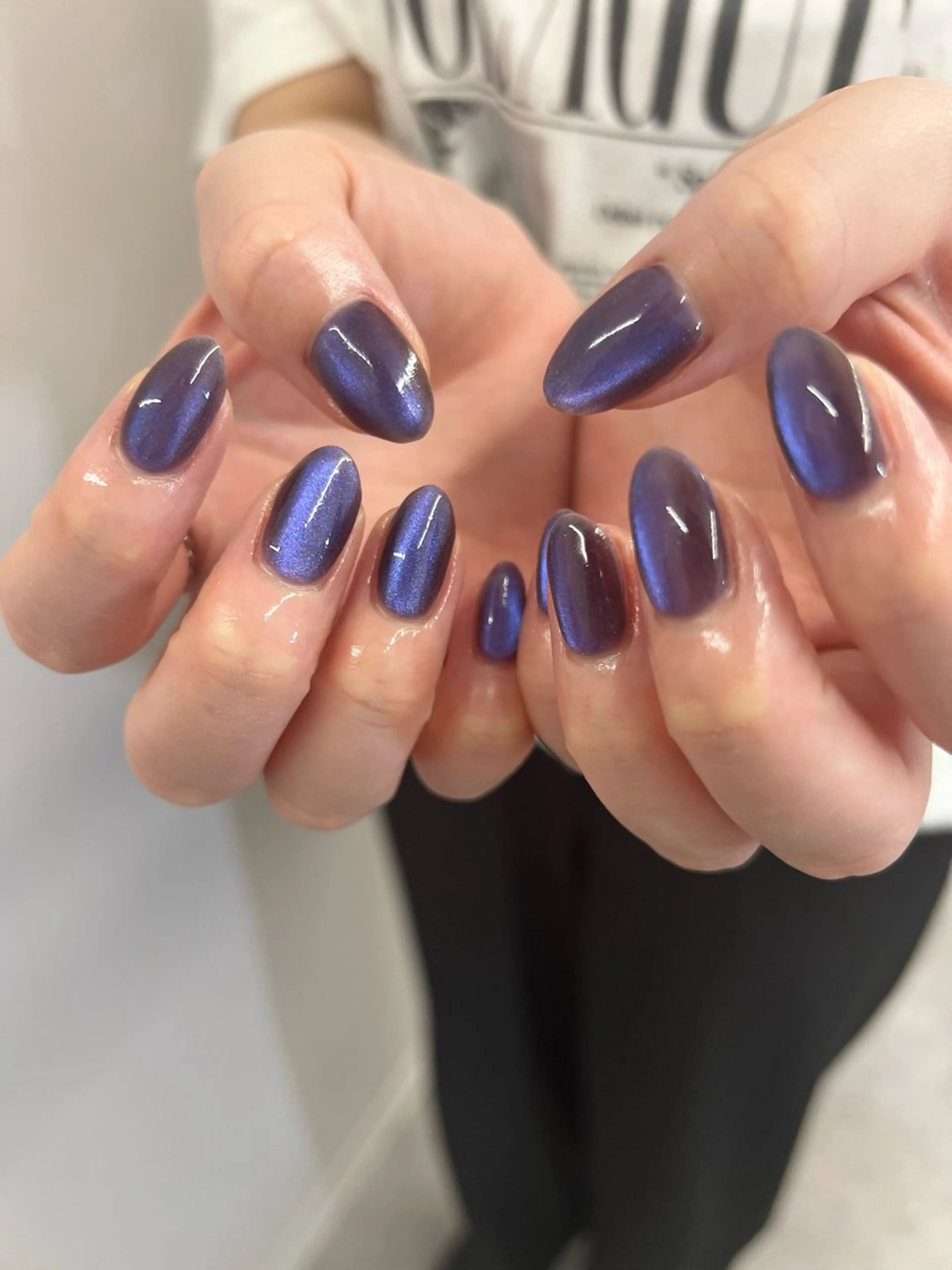 ネイル ジェルネイル マグネットネイル ニュアンスネイル ワンカラーネイル パラジェル ハンドネイル ハンドケア Bana_ Nailのネイルデザイン