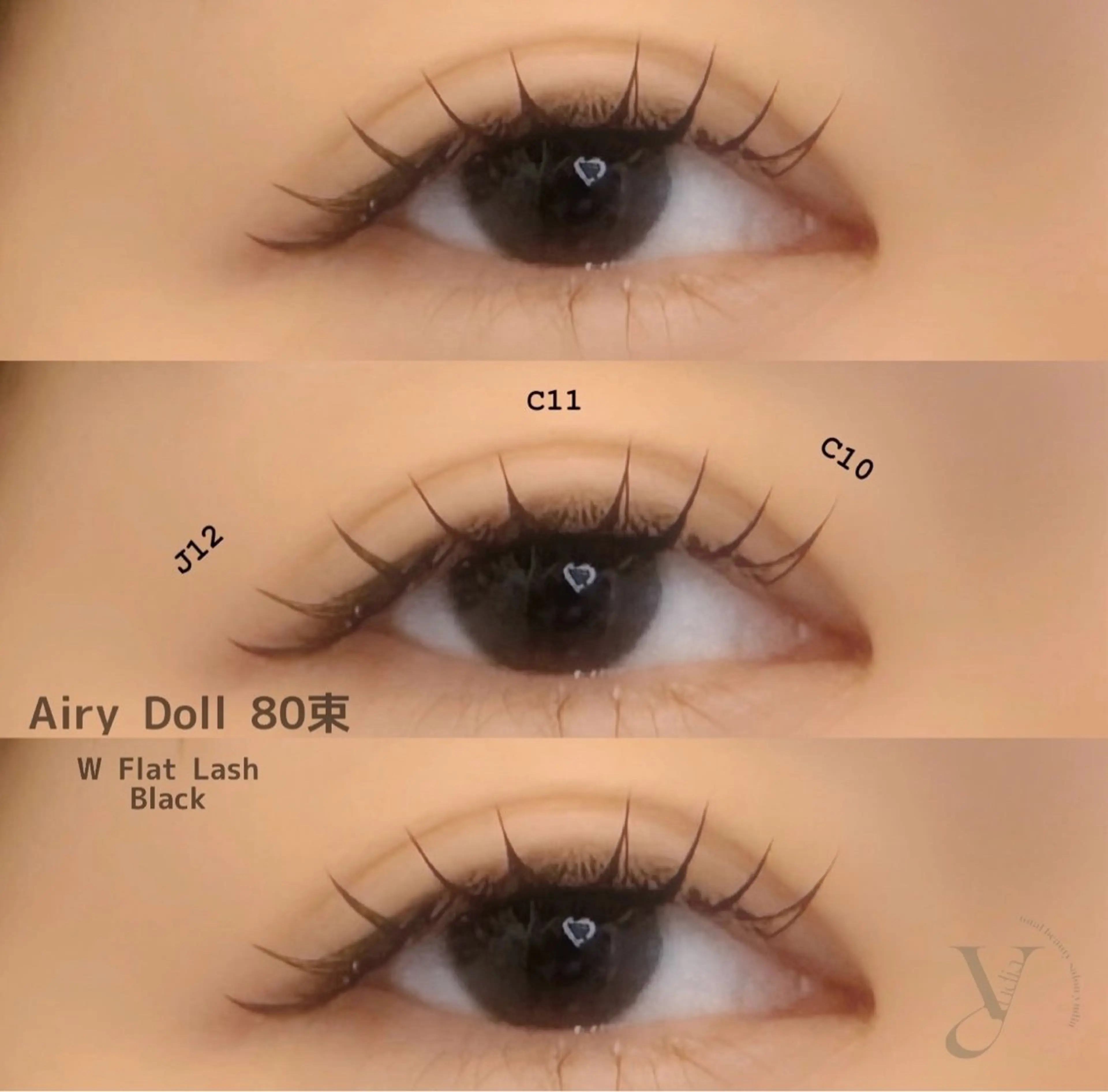 マツエク・マツパ フラットラッシュ 𝐧𝐞𝐨𝐧新宿 ❤️𝐀𝐲𝐚のマツエク・マツパデザイン