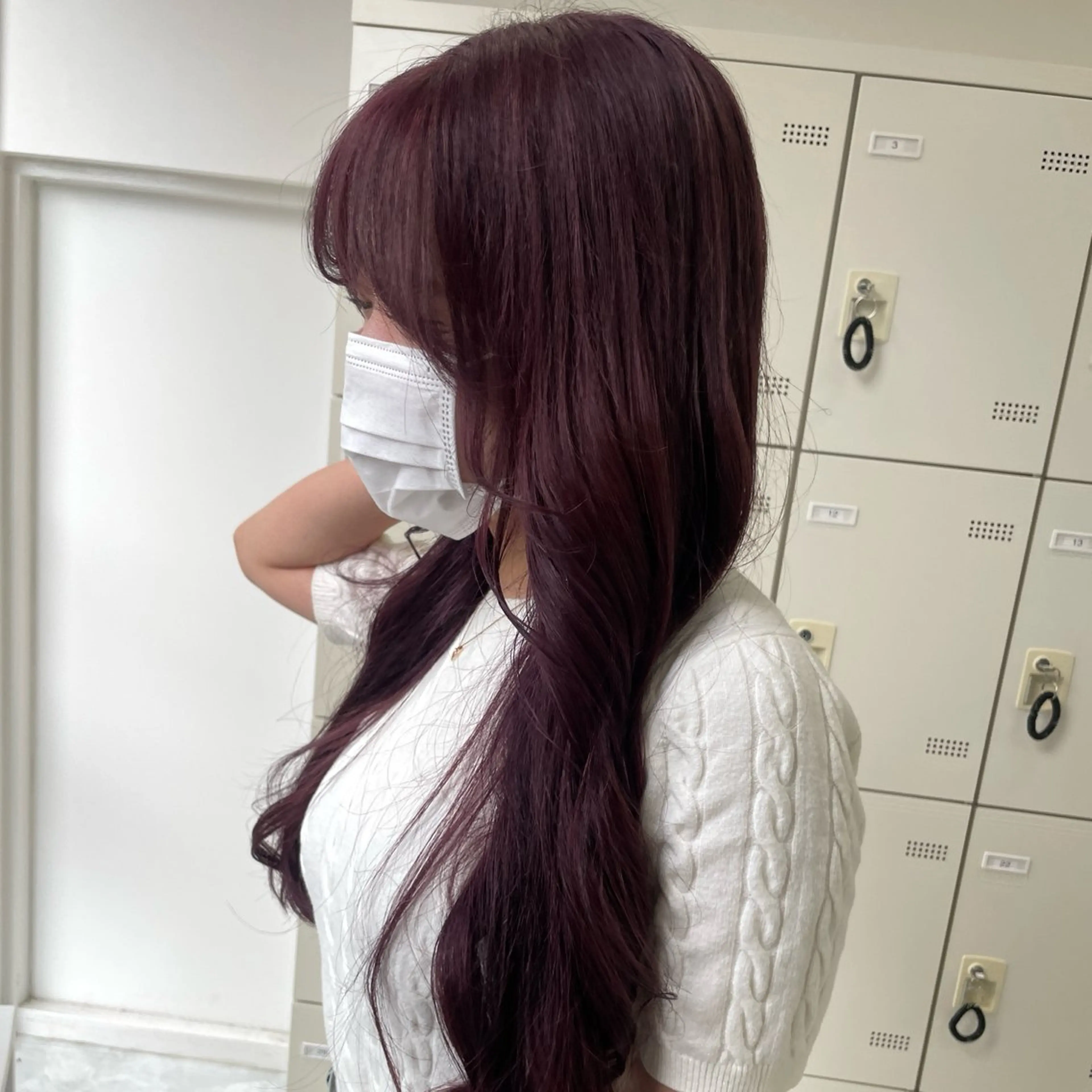 ロング ヘアカラー MOE 福岡韓国ヘア✧︎のヘアスタイル