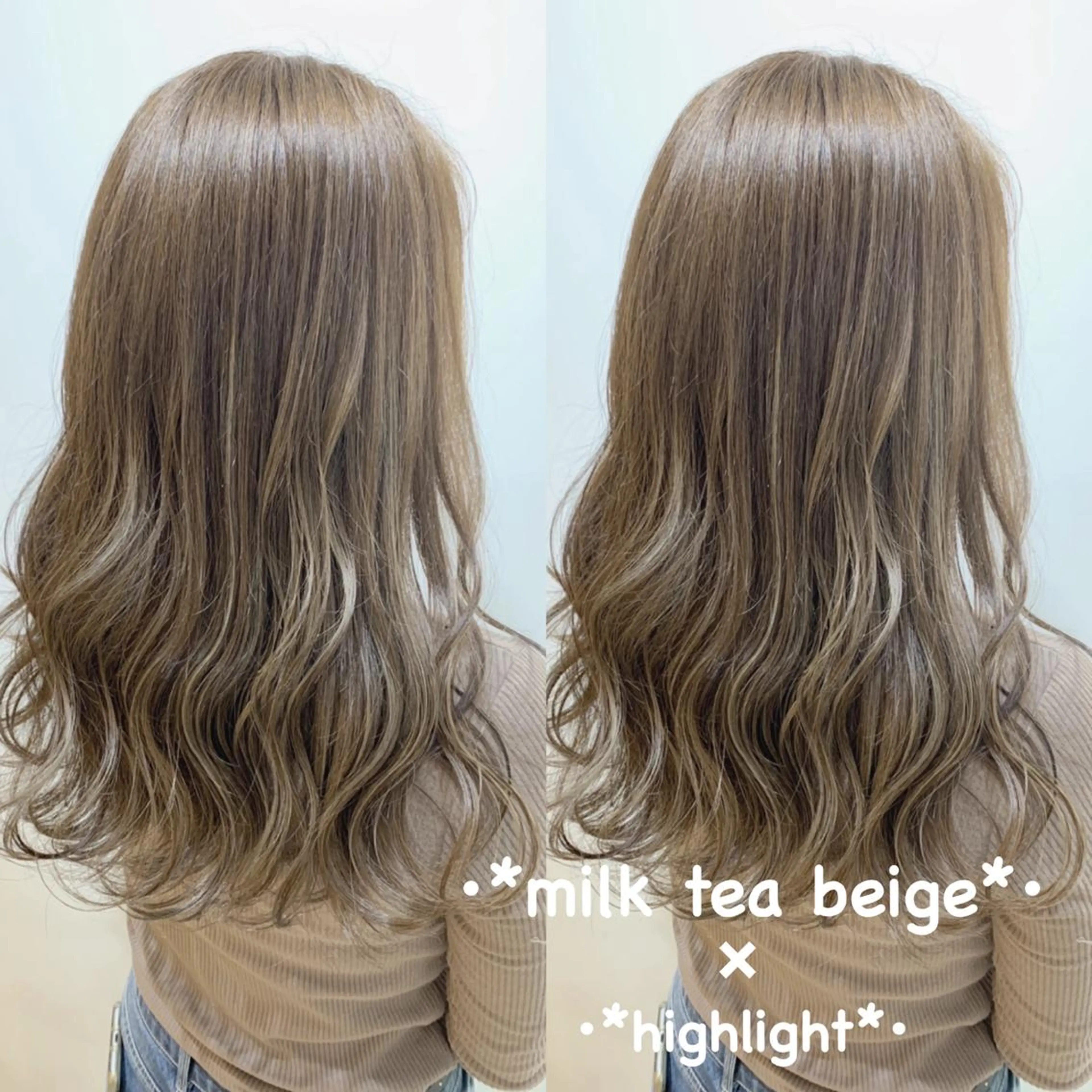 セミロング ヘアカラー トリートメント Jewel Box所属・髪質改善ストレート 特化⭐️杉本奈稀沙のヘアスタイル