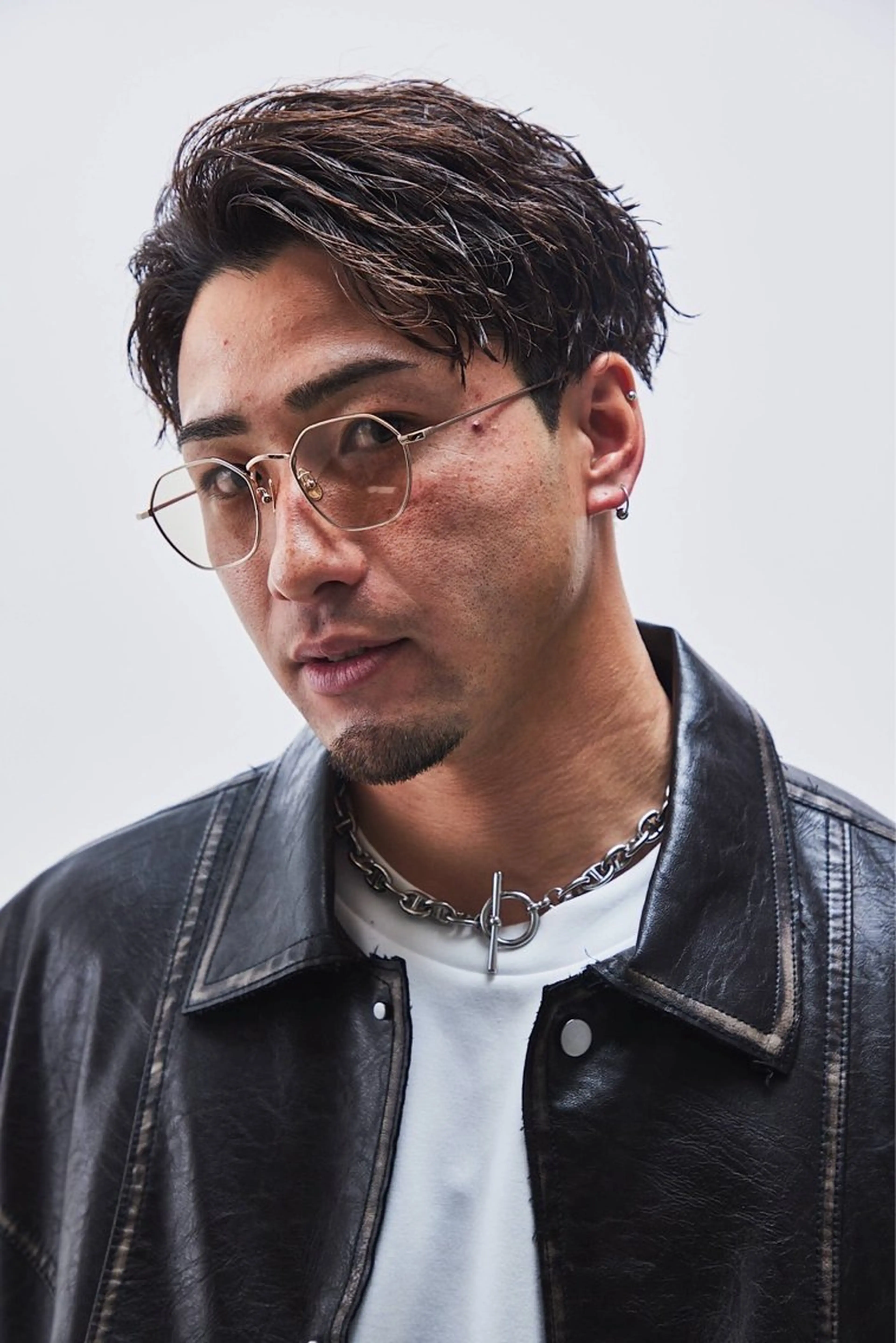 【ブリーチなしワンカラー♥】メンズカット＋ファッションカラー＋ 1stepトリートメントの写真