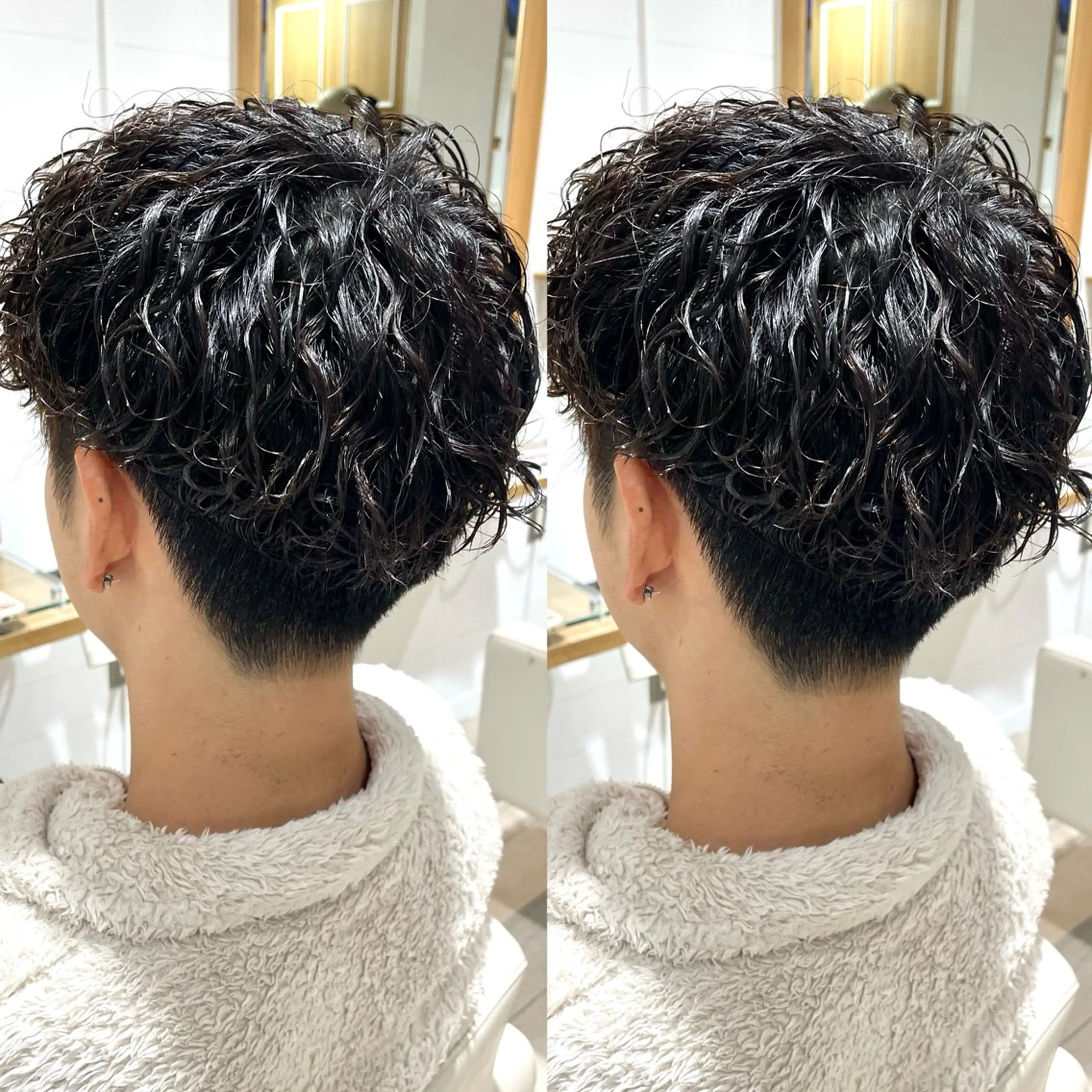 パーマ メンズ スズキ　マリ 🎱8月限定価格のヘアスタイル